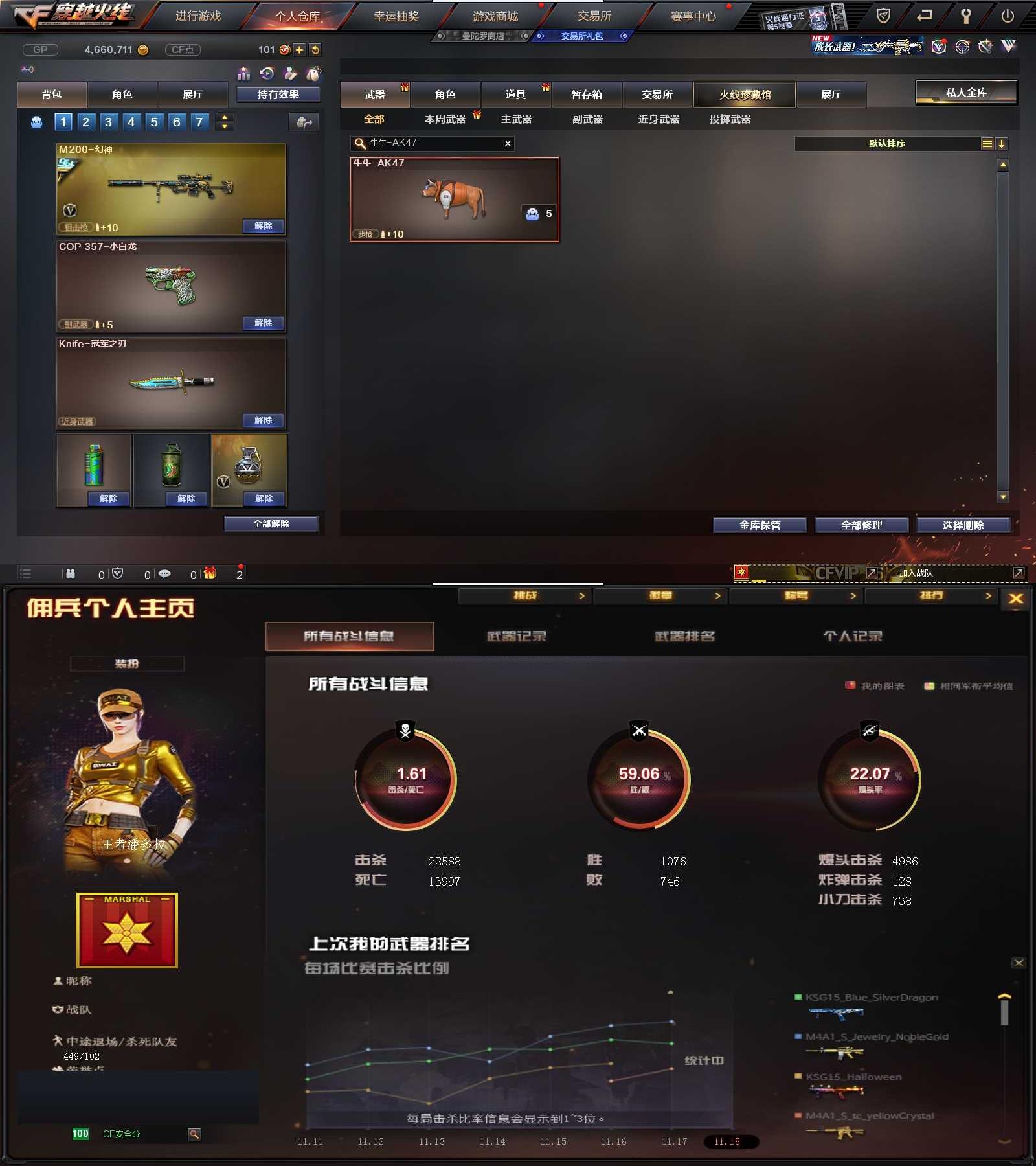 CFPX311380穿越火线账号详情图19
