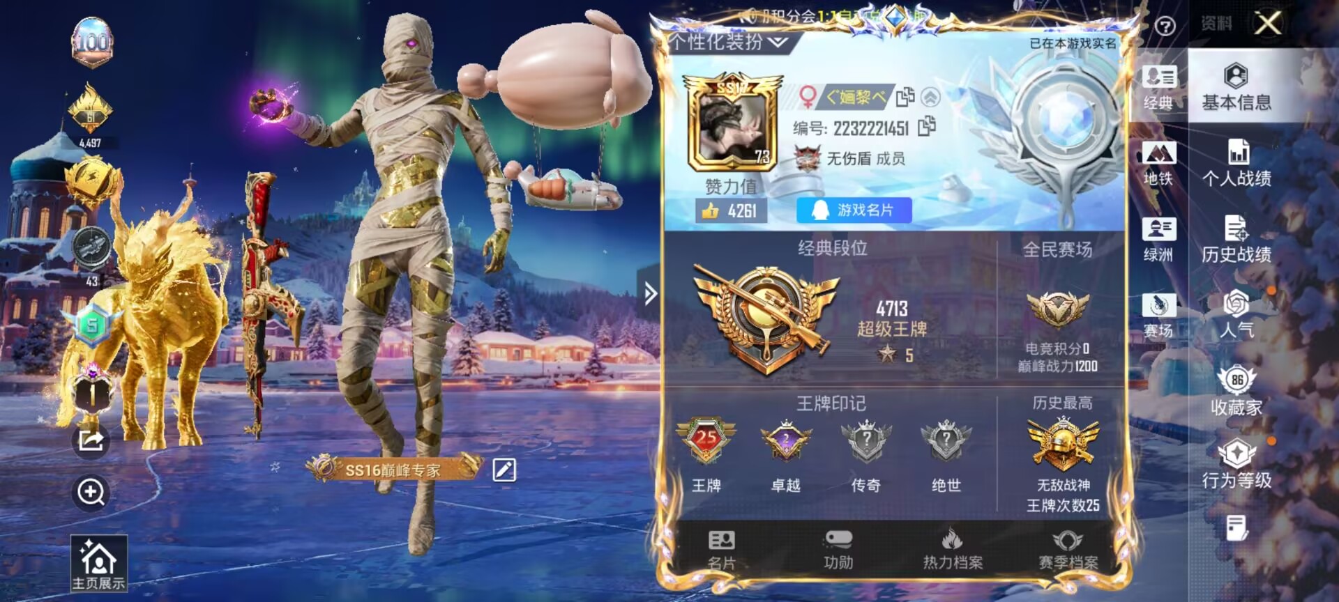 HPQM3416271和平精英账号详情图2 HPQM3416271和平精英账号详情图2