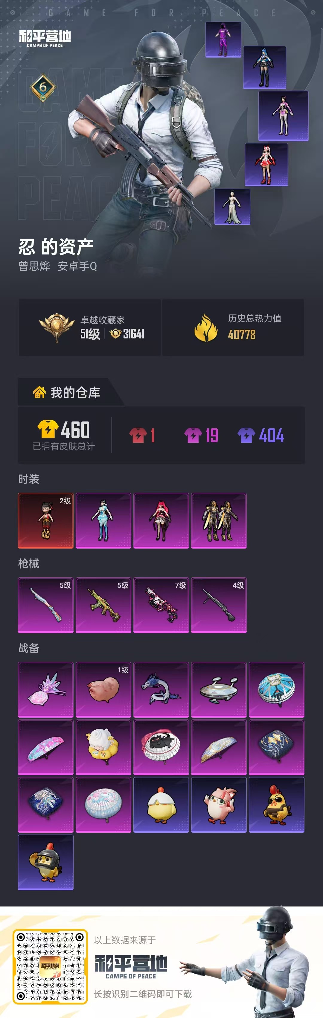 HPCMW478714和平精英账号详情图3