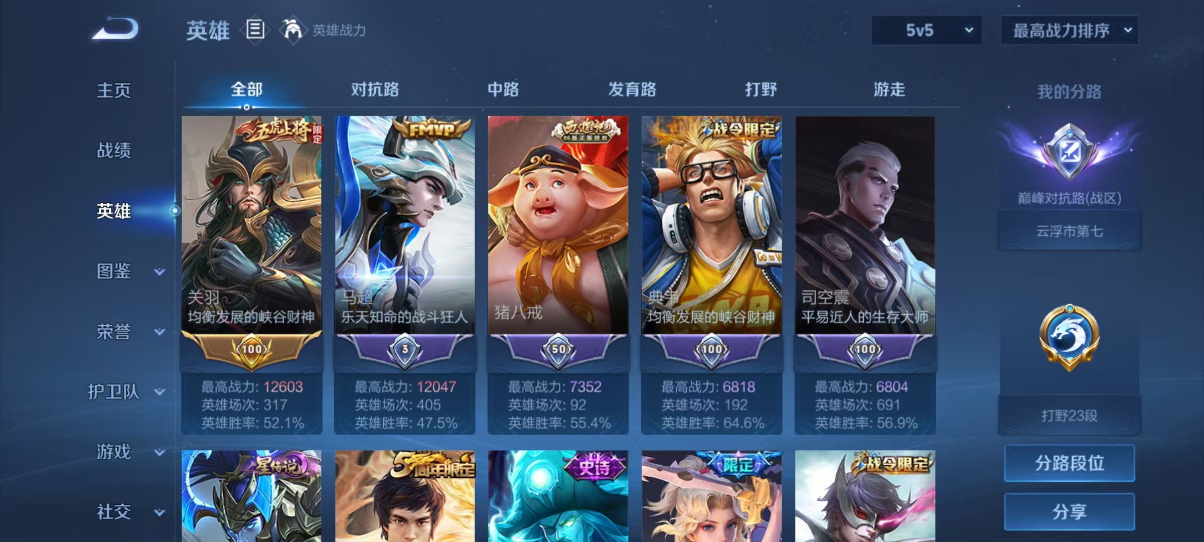 WZQM4284275王者荣耀账号详情图3