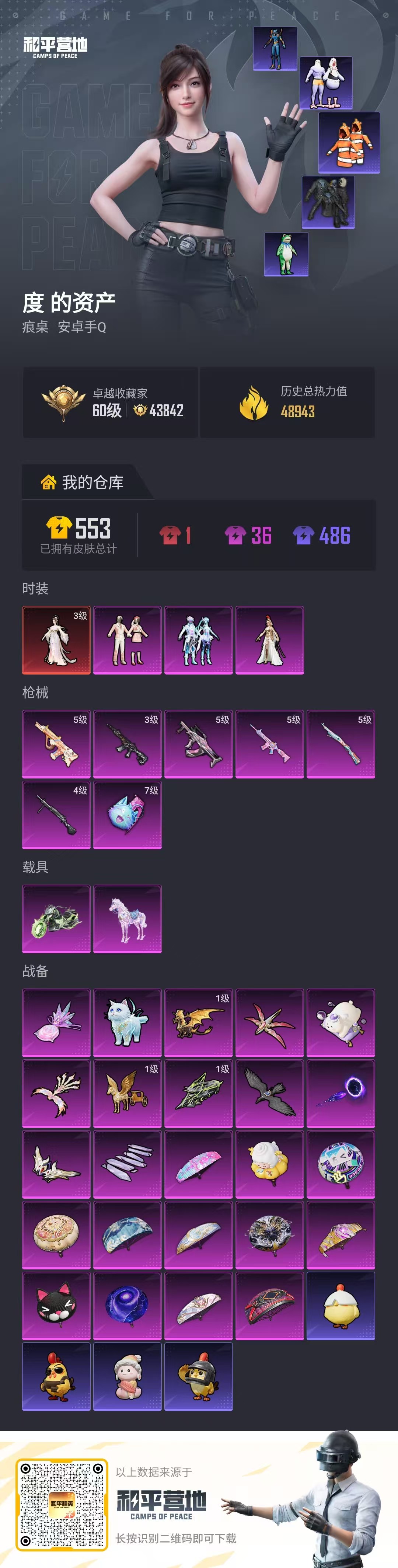 HPQM4165505和平精英账号详情图4