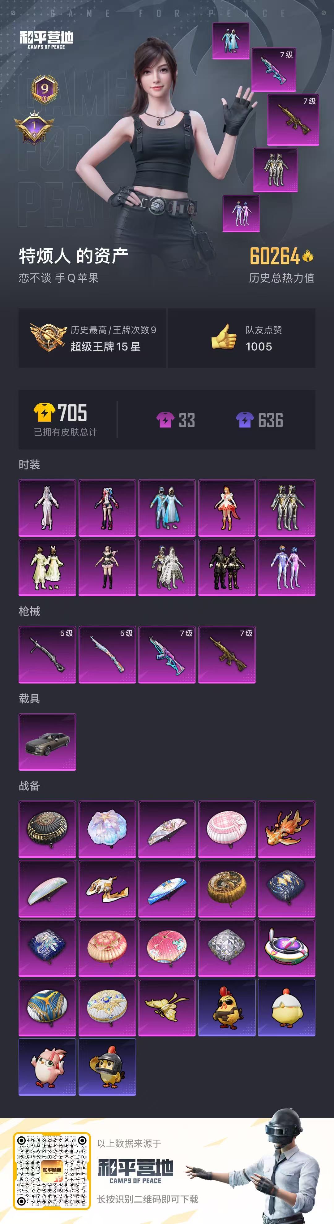 HPQM3448483和平精英账号详情图17 HPQM3448483和平精英账号详情图17