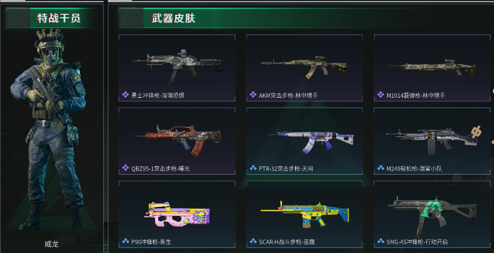 三角洲行动账号QQPX_2044633-109M 44516K哈夫币 41枪皮 1级通行证等级 1战场等级 46行动等级 基础安全箱(1X2) 【史诗枪皮】 AKM突击步枪-林中猎手 勇士冲锋枪-深海恐惧 M