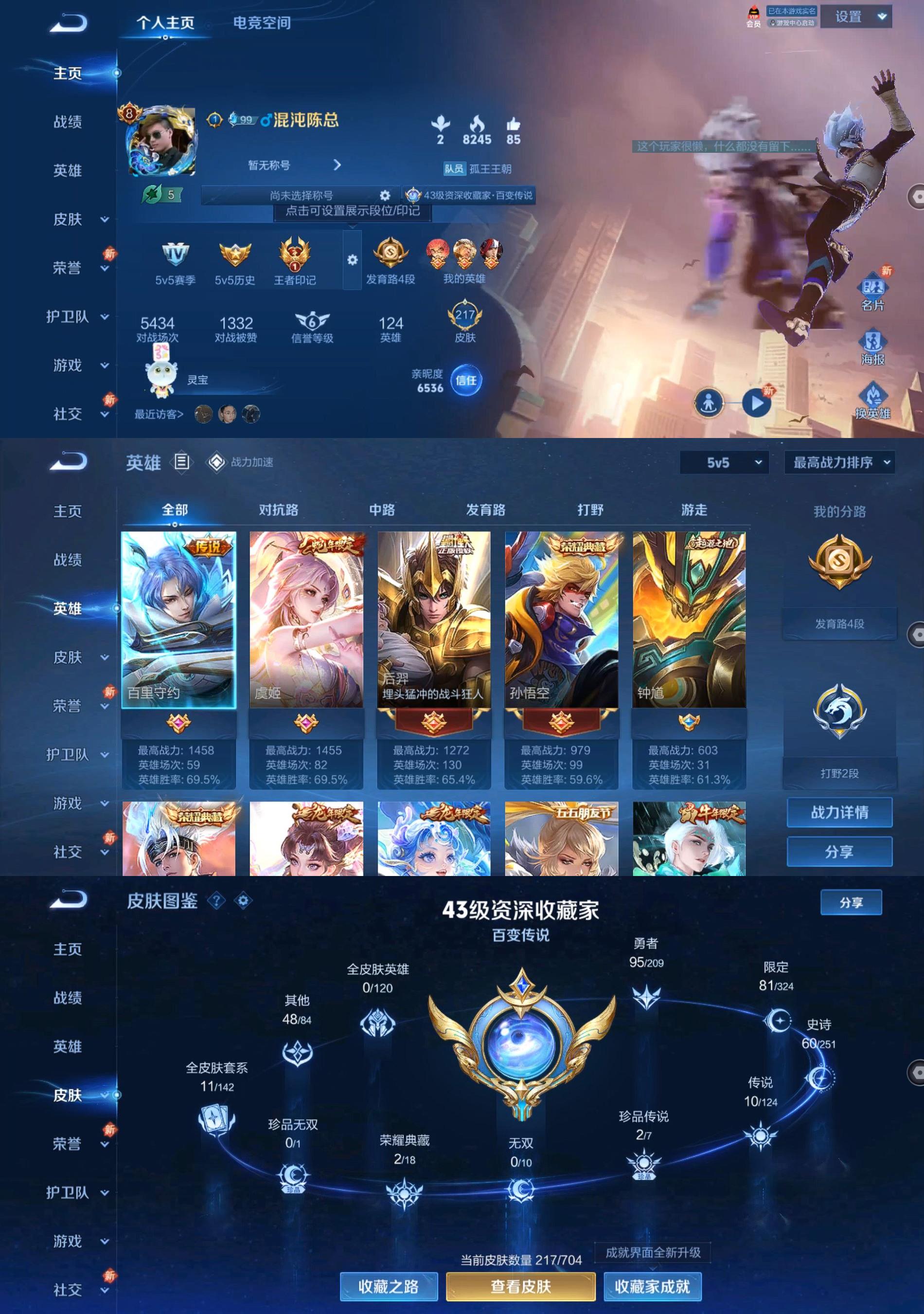 2003985-安卓Q-贵族积分84647-V8-217皮肤-(可二次) 227紫星币 10传说 2珍品 器灵落星盏 江户川柯南 1星元 幽冥火 -2水晶(已兑换) 全息碎影 弑枪猎影 乘龙问璇玑 