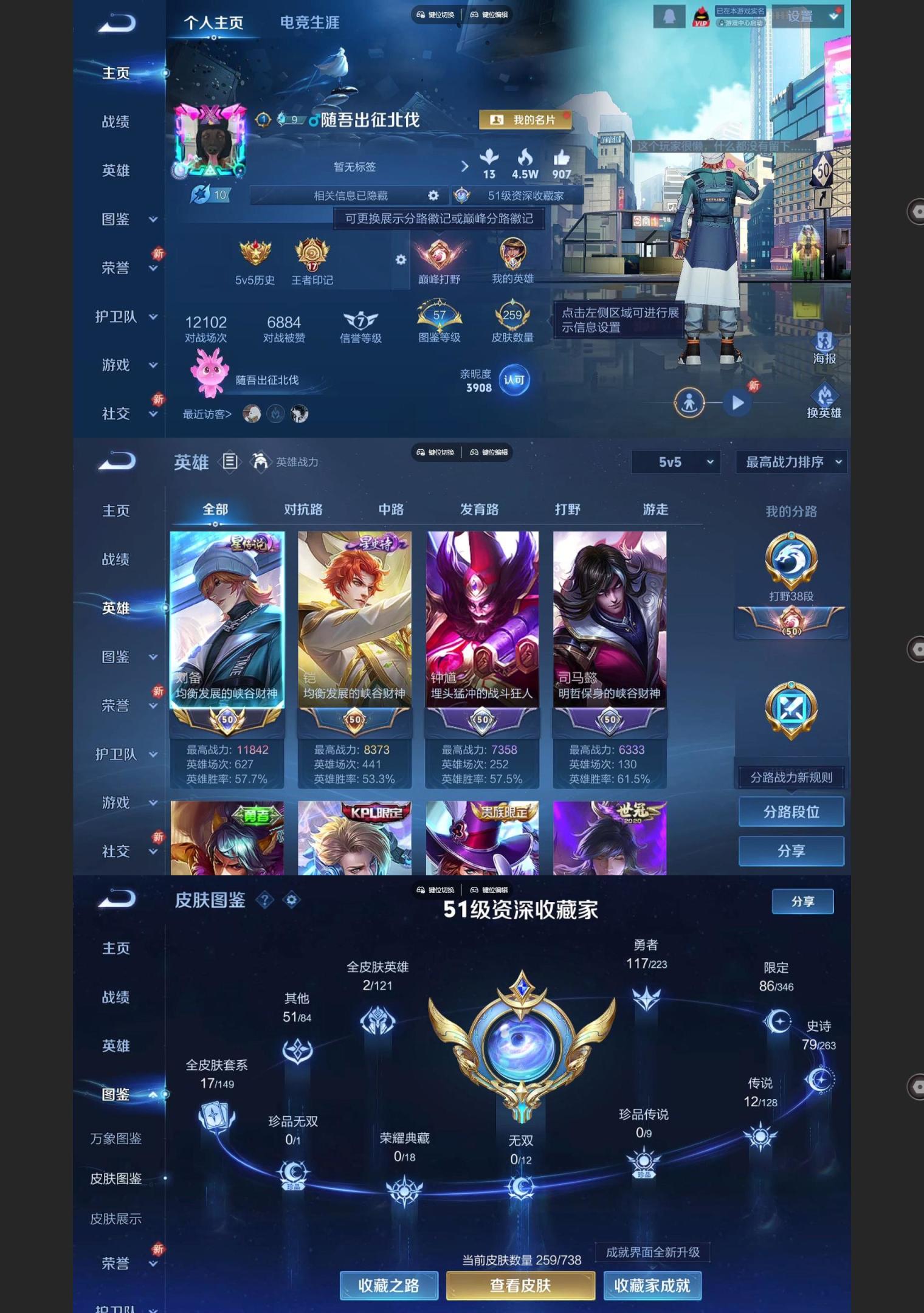 WZQM3370782王者荣耀账号详情图2