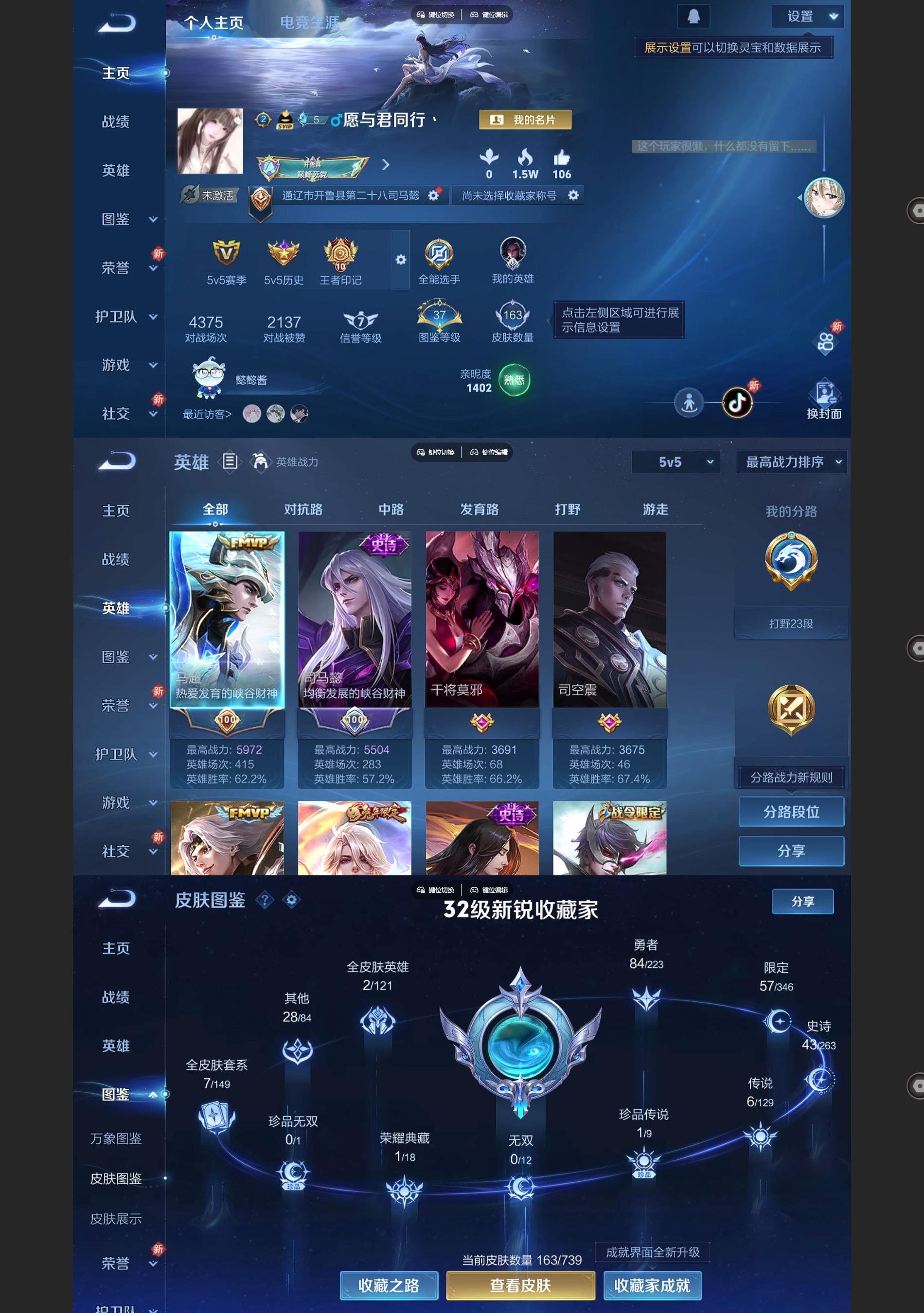 WZQM3364645王者荣耀账号详情图2 WZQM3364645王者荣耀账号详情图2