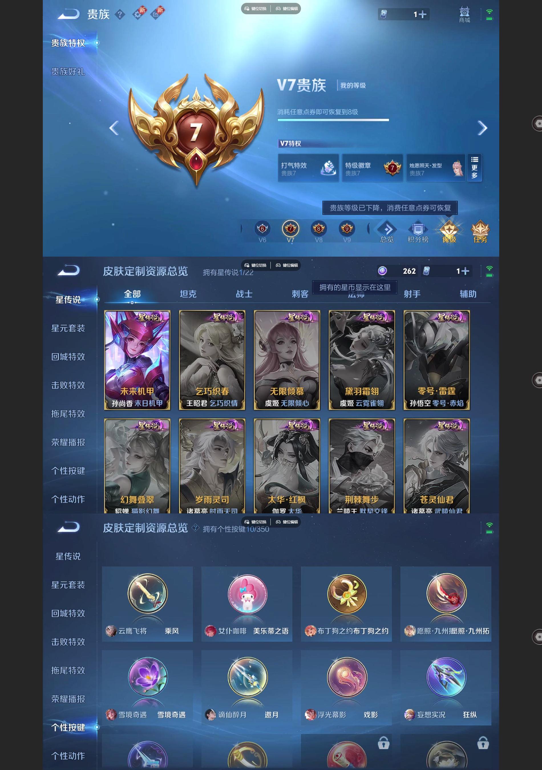 WZQM3399005王者荣耀账号详情图7