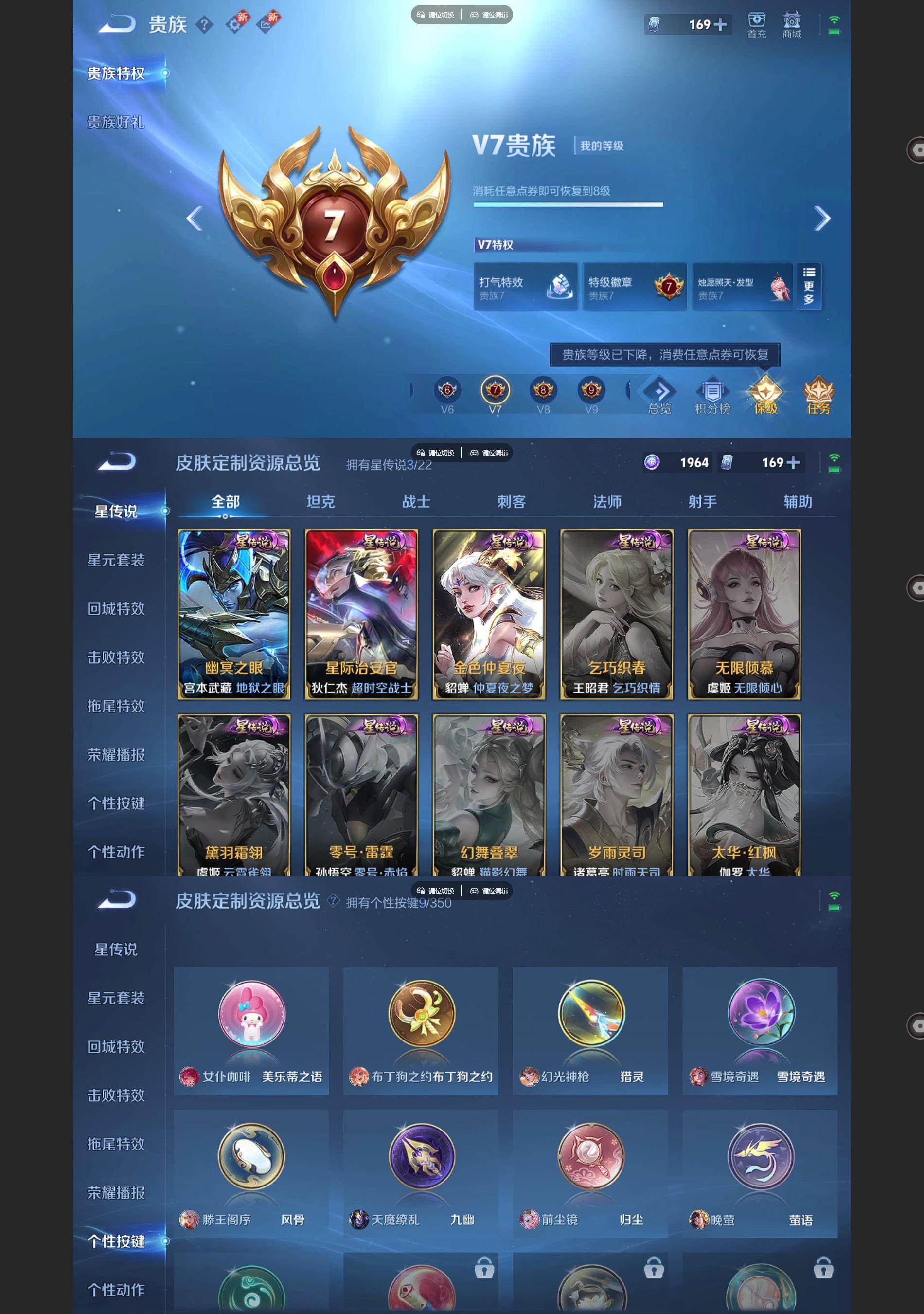 WZQM3371166王者荣耀账号详情图8 WZQM3371166王者荣耀账号详情图8