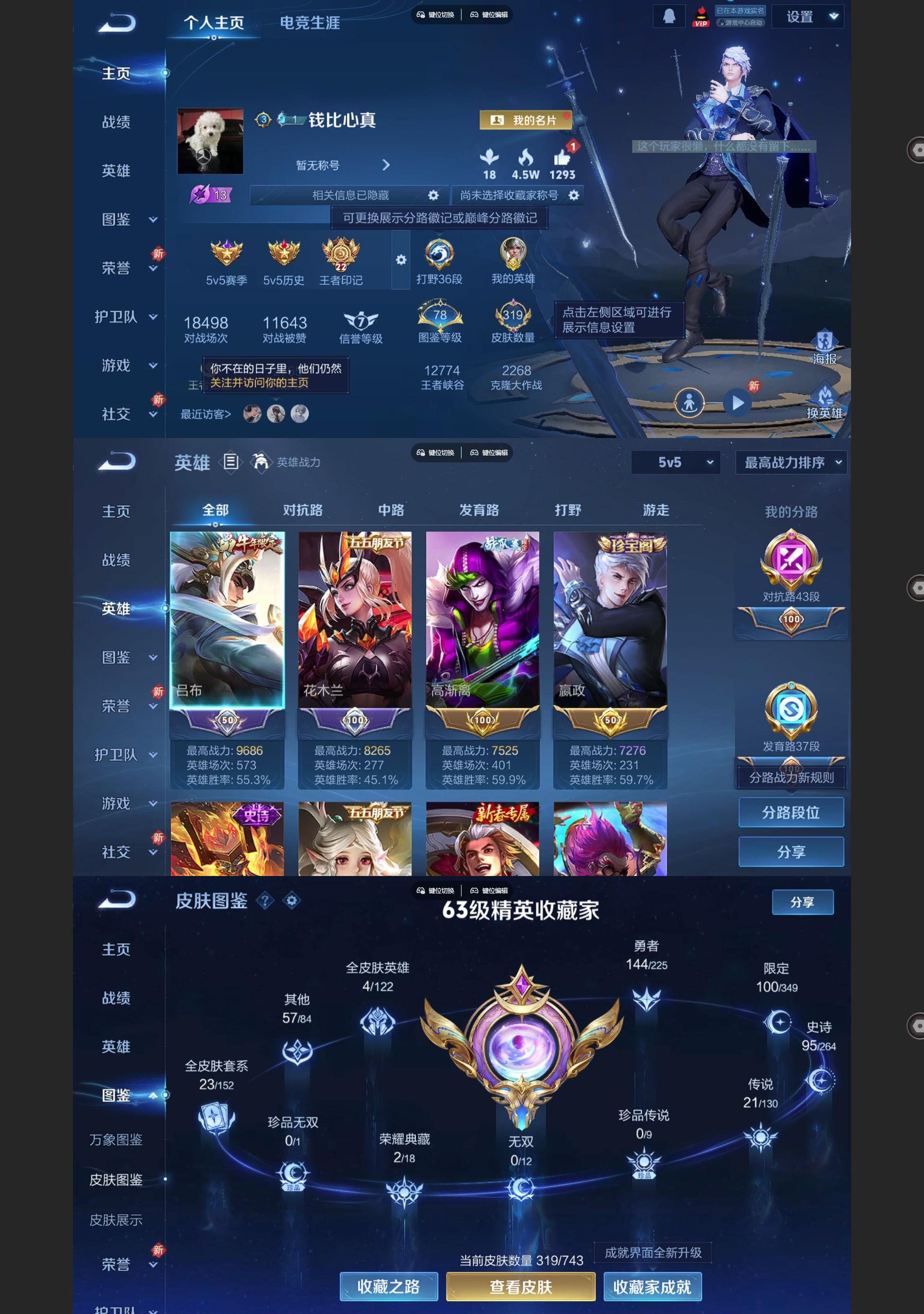 WZQM3371166王者荣耀账号详情图2 WZQM3371166王者荣耀账号详情图2