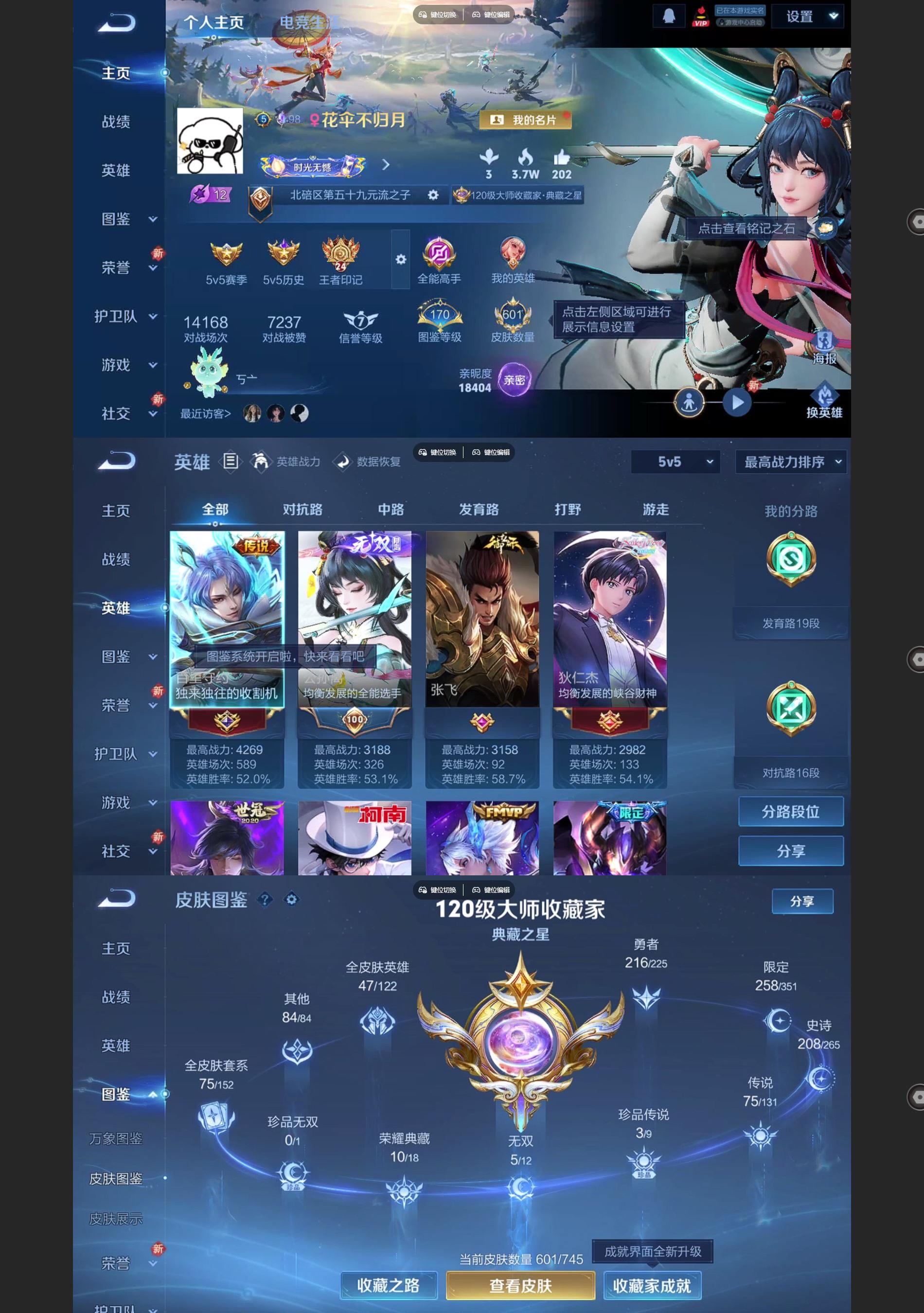 WZQM3410936王者荣耀账号详情图2