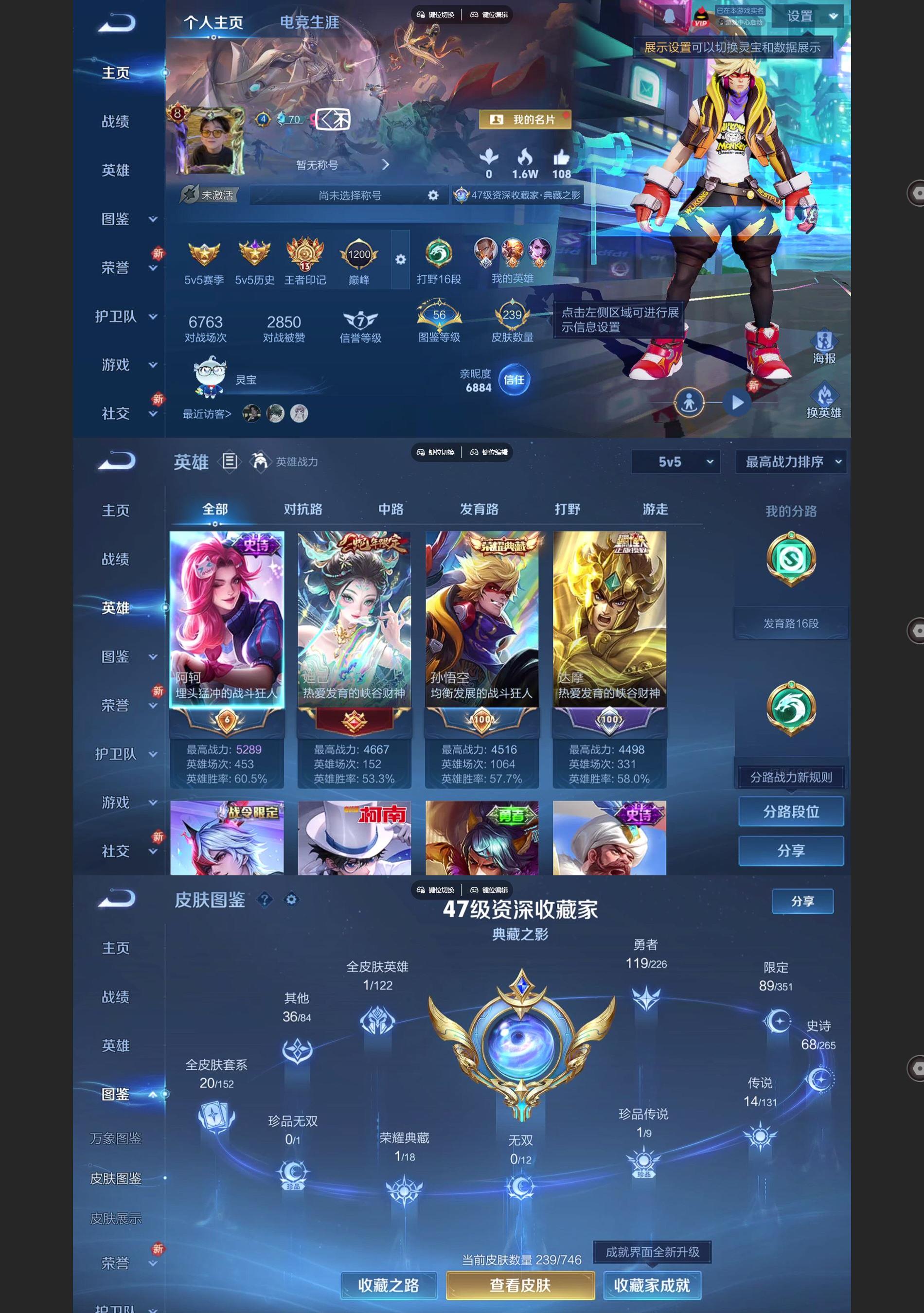 WZQM3373816王者荣耀账号详情图2