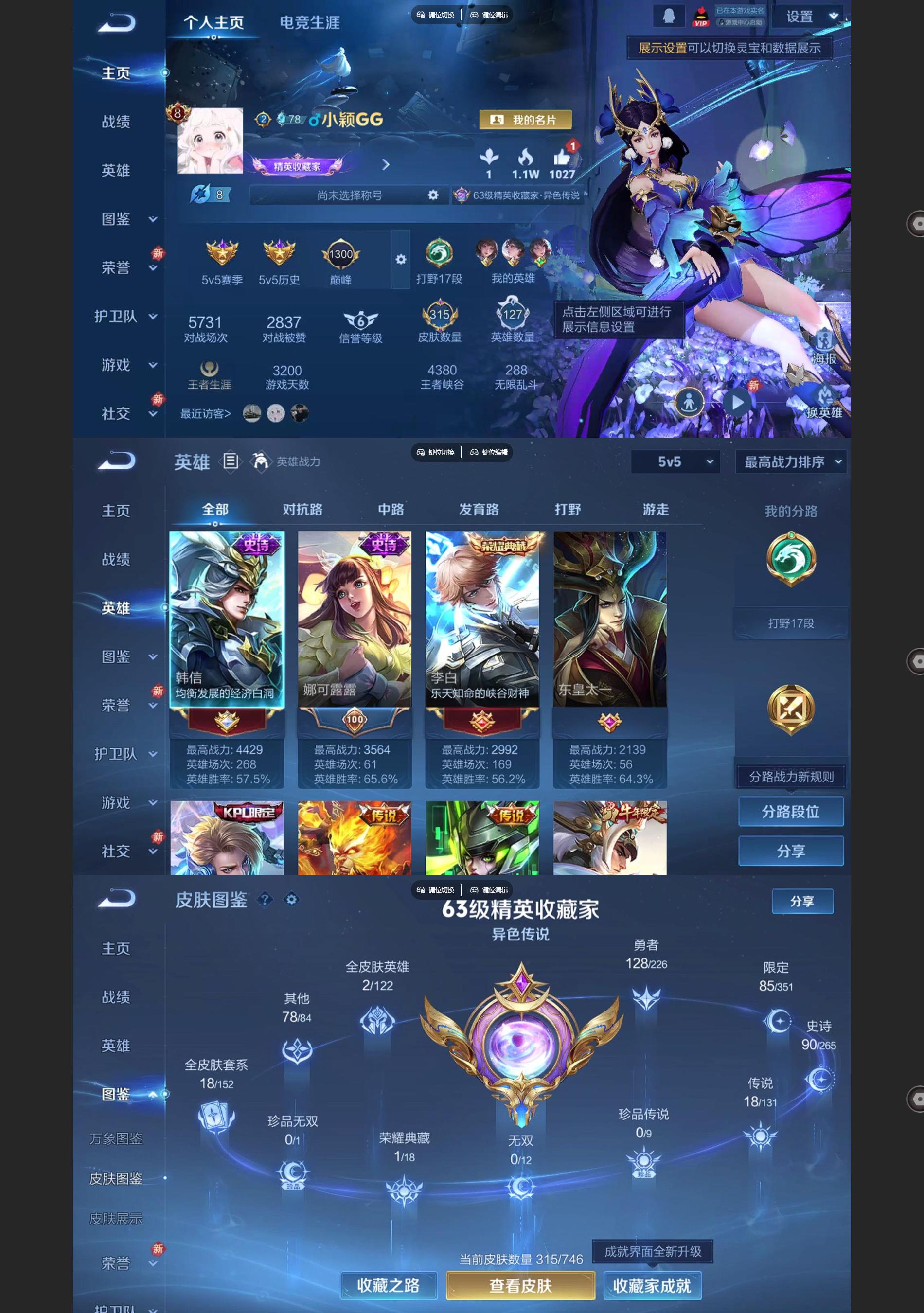 WZQM3396869王者荣耀账号详情图2