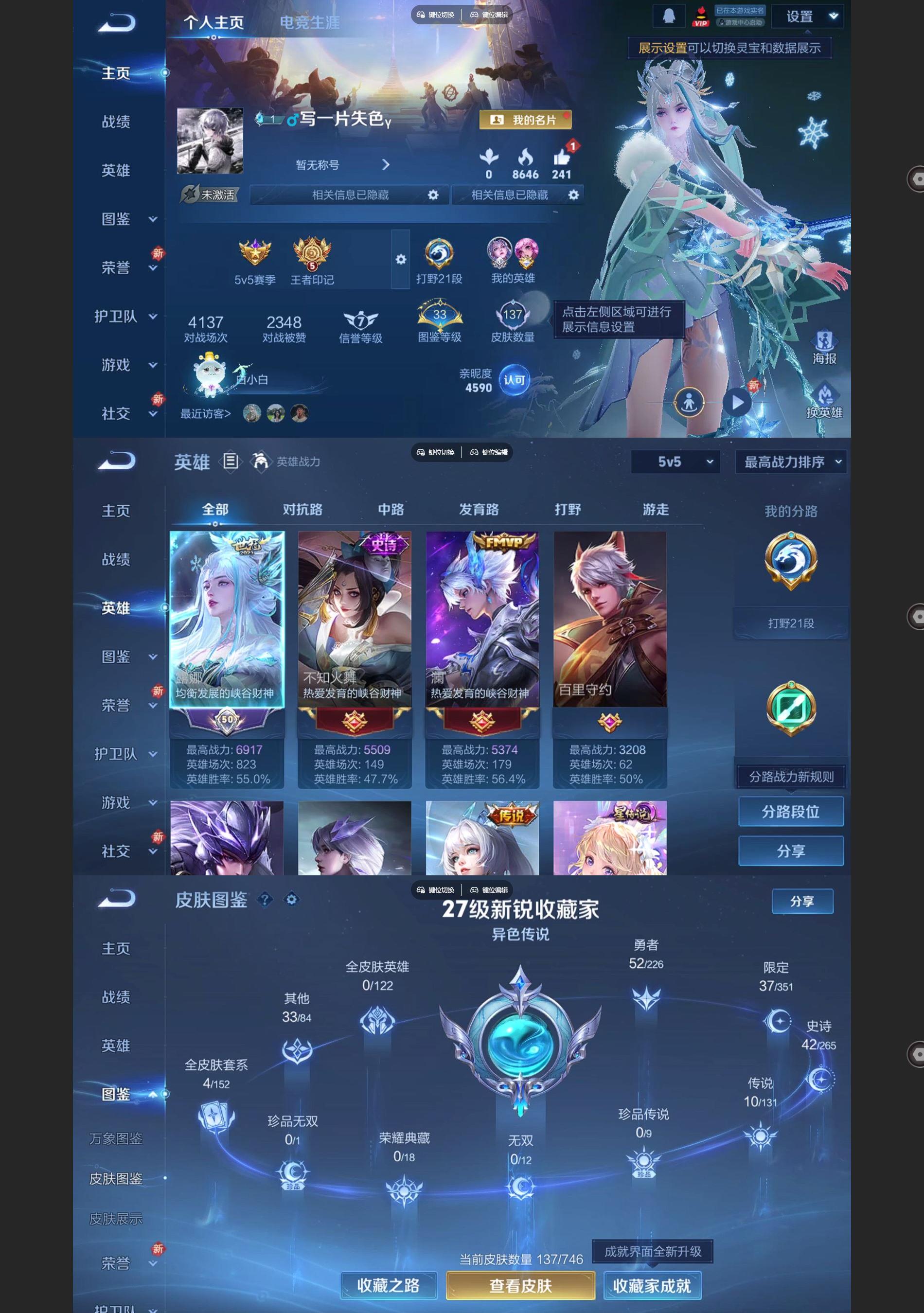 WZQM3372911王者荣耀账号详情图2