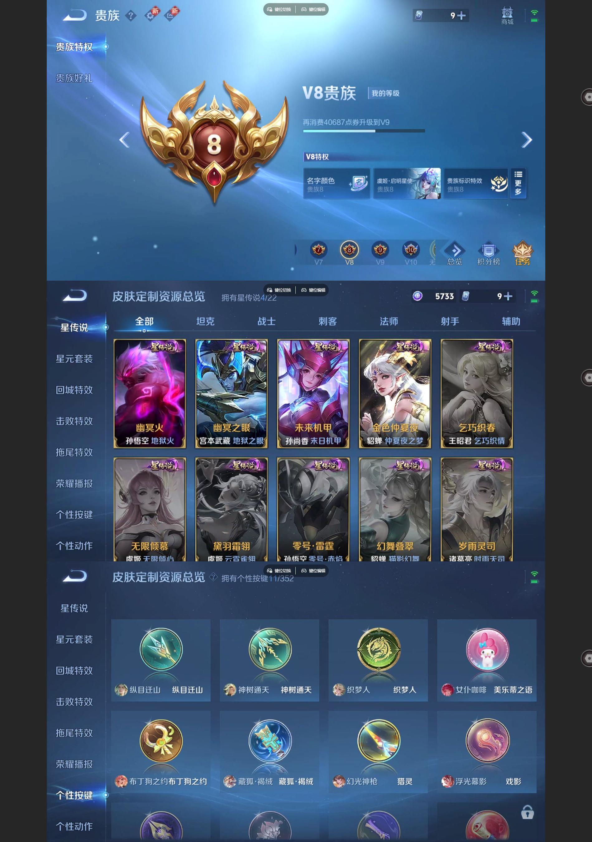 WZQM3372920王者荣耀账号详情图8