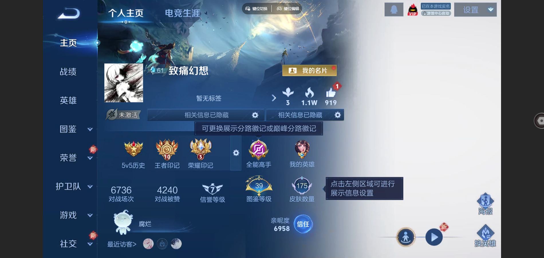 王者荣耀账号安卓QQ器灵落星盏 逐花归海 愿照九州拓 无双飞将 炽阳神光 安卓Q-V6-175皮肤1珍品传说7传说-(可