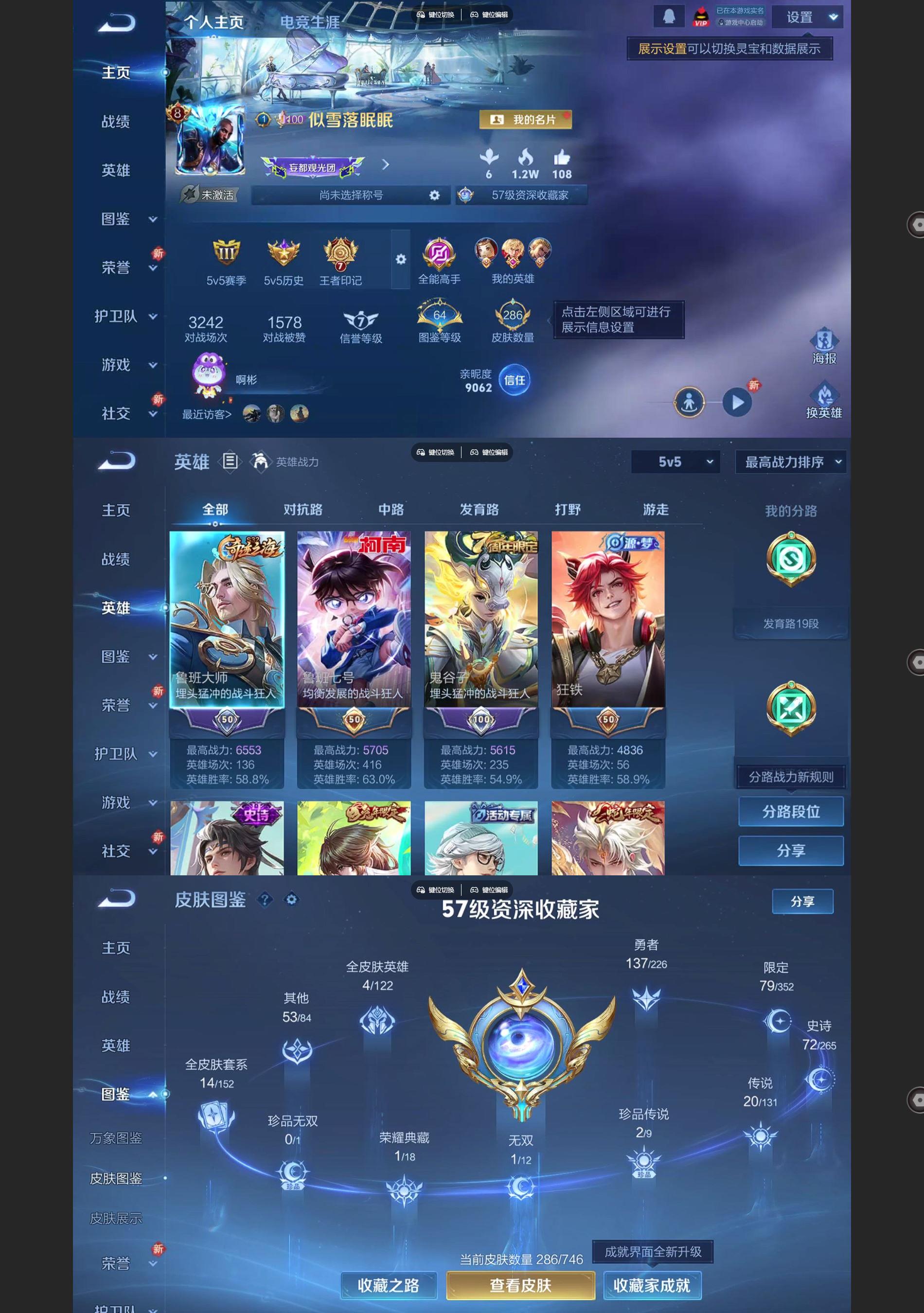 WZQM3395181王者荣耀账号详情图2