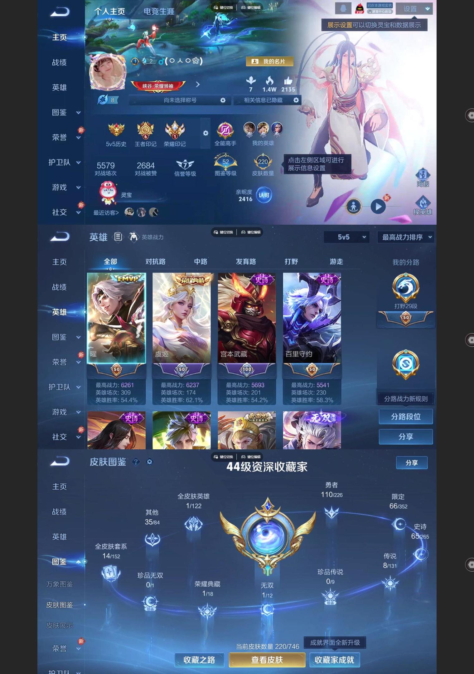 WZQM3402173王者荣耀账号详情图2