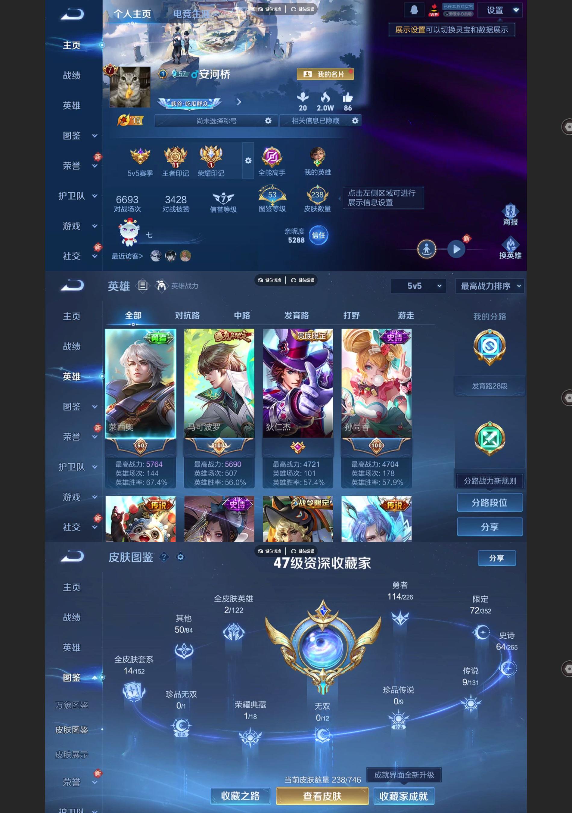 WZQM3402183王者荣耀账号详情图2