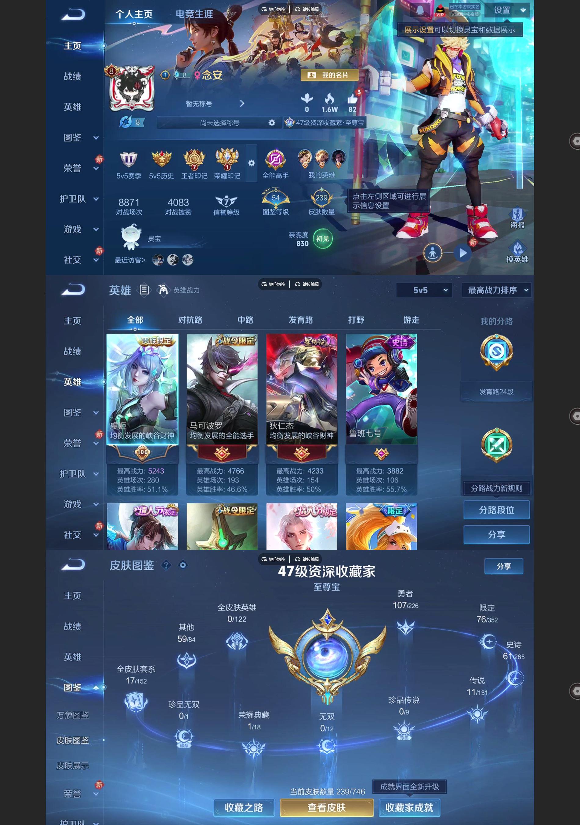 WZQM3402197王者荣耀账号详情图2