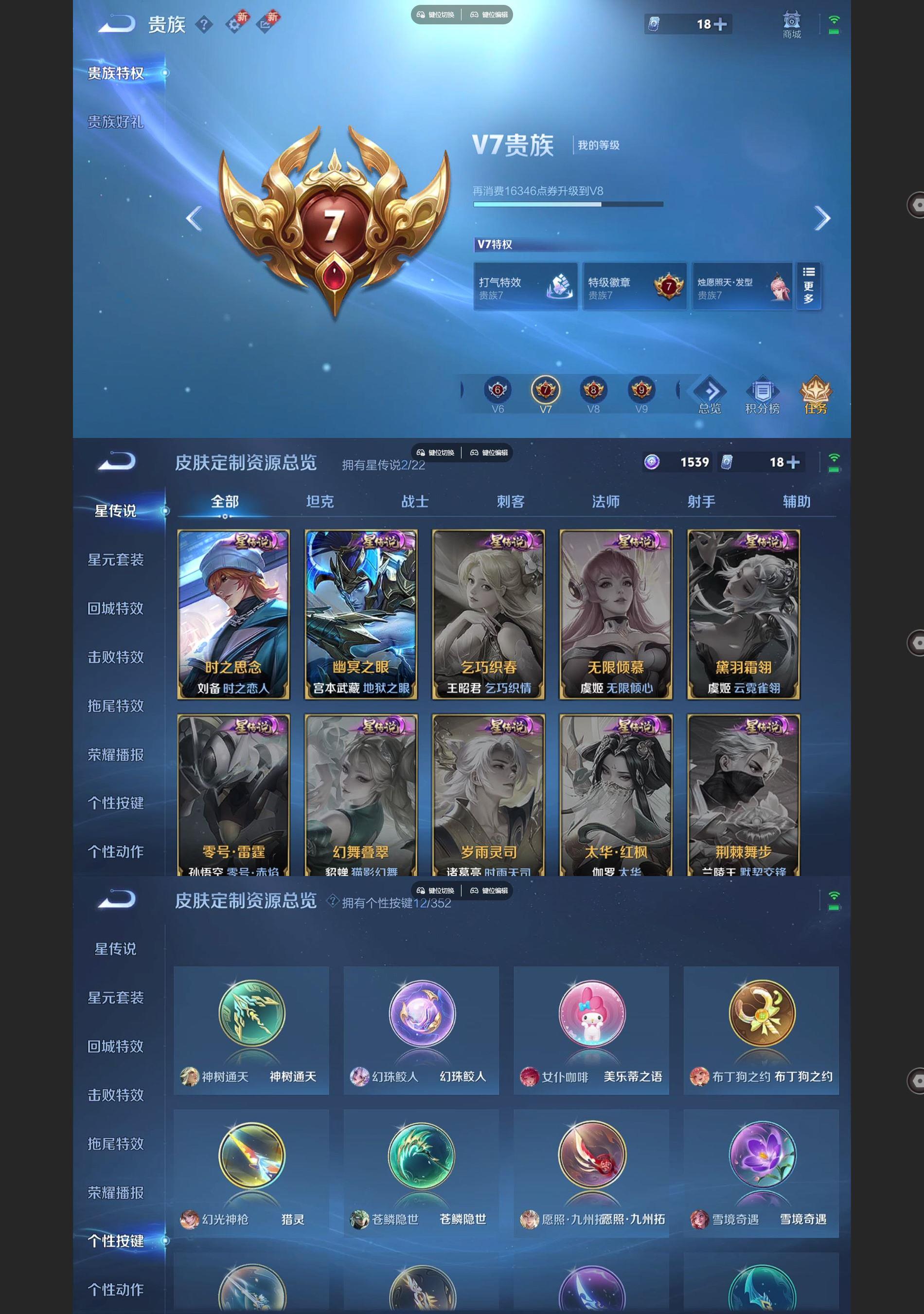 WZQM3410841王者荣耀账号详情图7