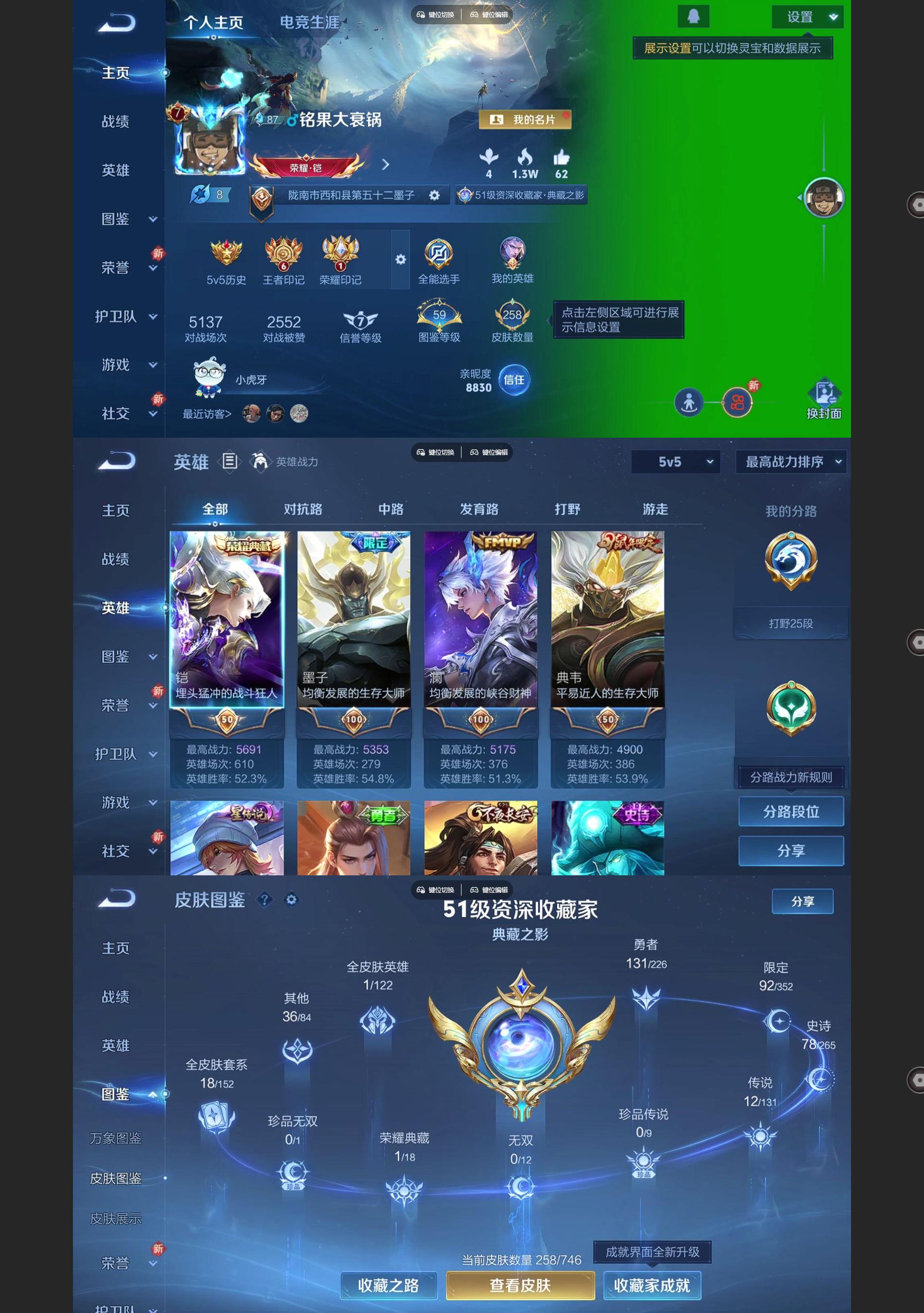 WZQM3410841王者荣耀账号详情图2