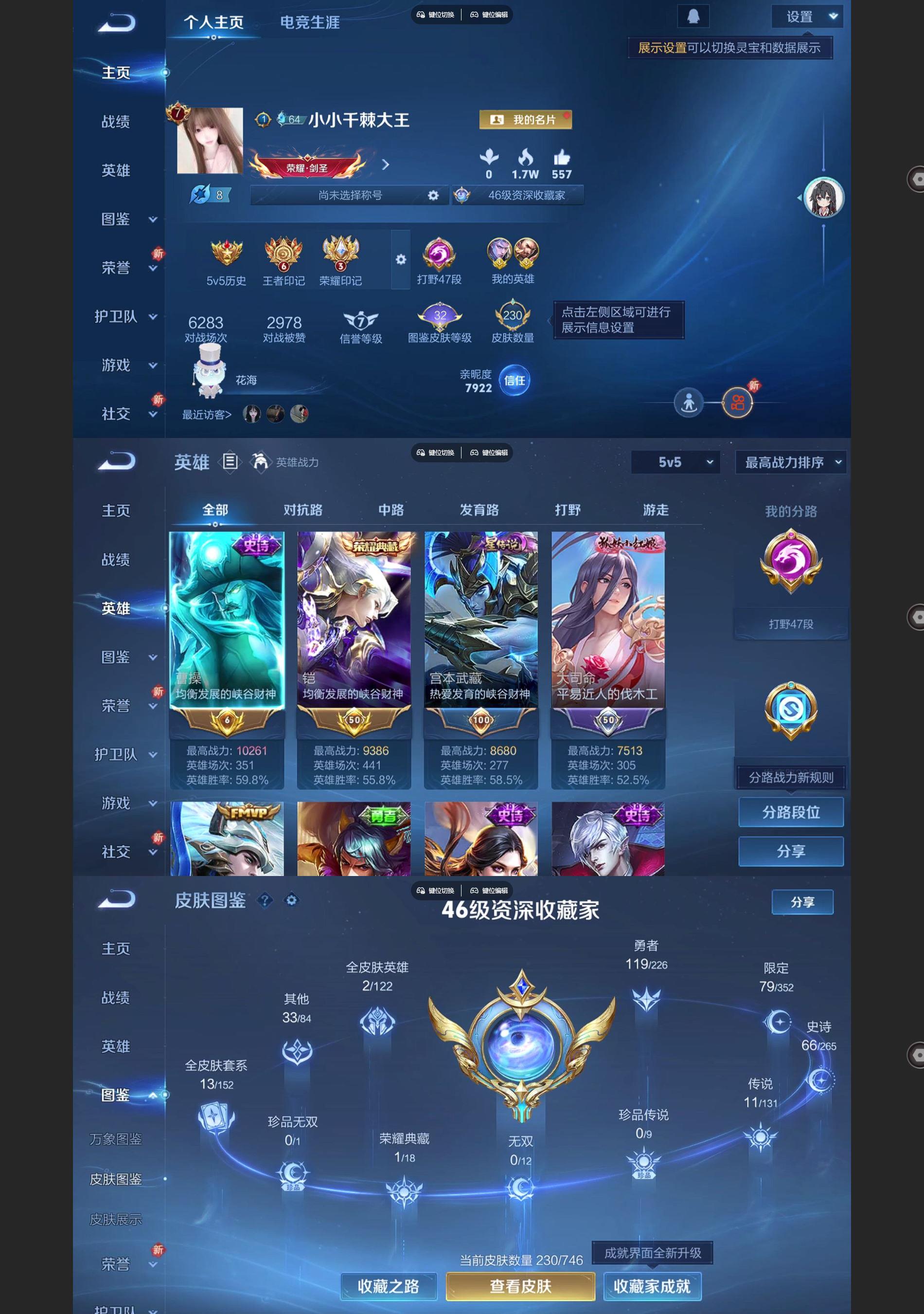 WZQM3394161王者荣耀账号详情图2