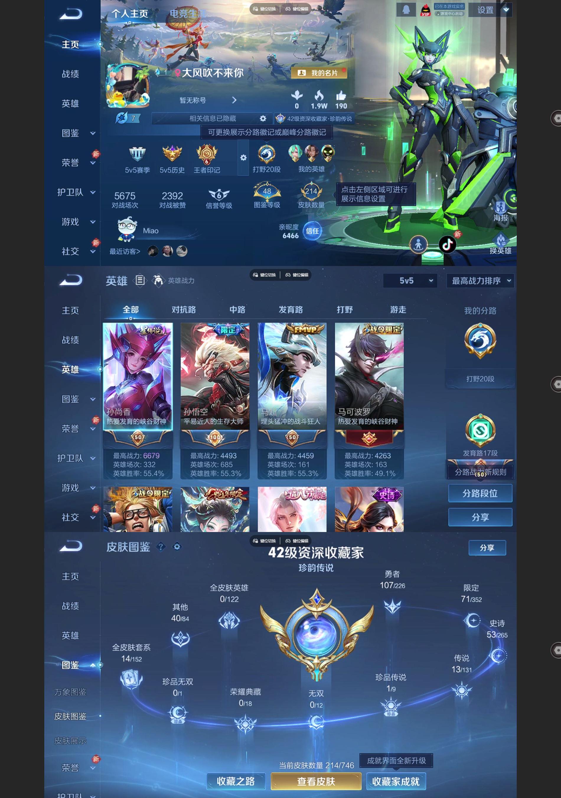 WZQM3439867王者荣耀账号详情图2