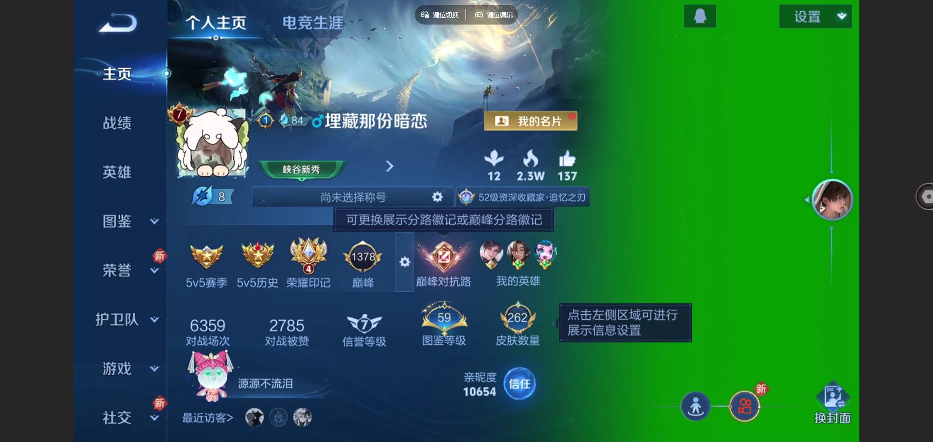 王者荣耀账号安卓QQV7-262皮肤1典藏1珍品传说14传说1星元- 569紫星币 
【全皮英雄】 司空震全皮 亚连全皮