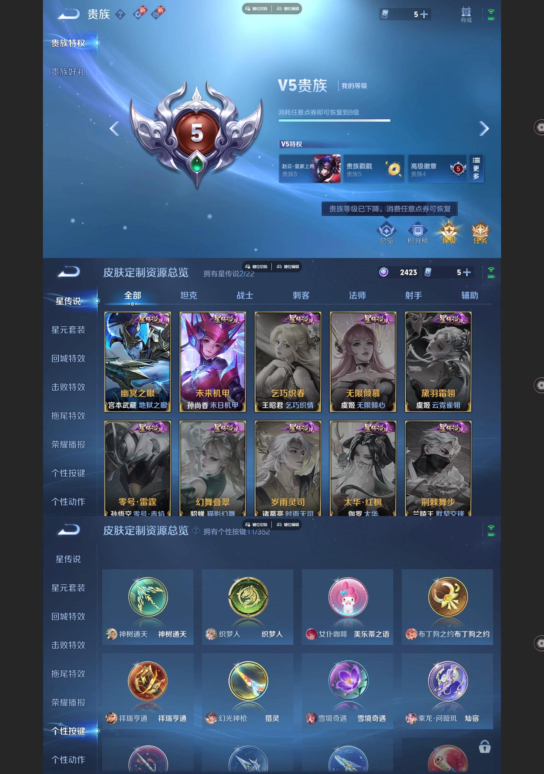 WZQM3411564王者荣耀账号详情图8