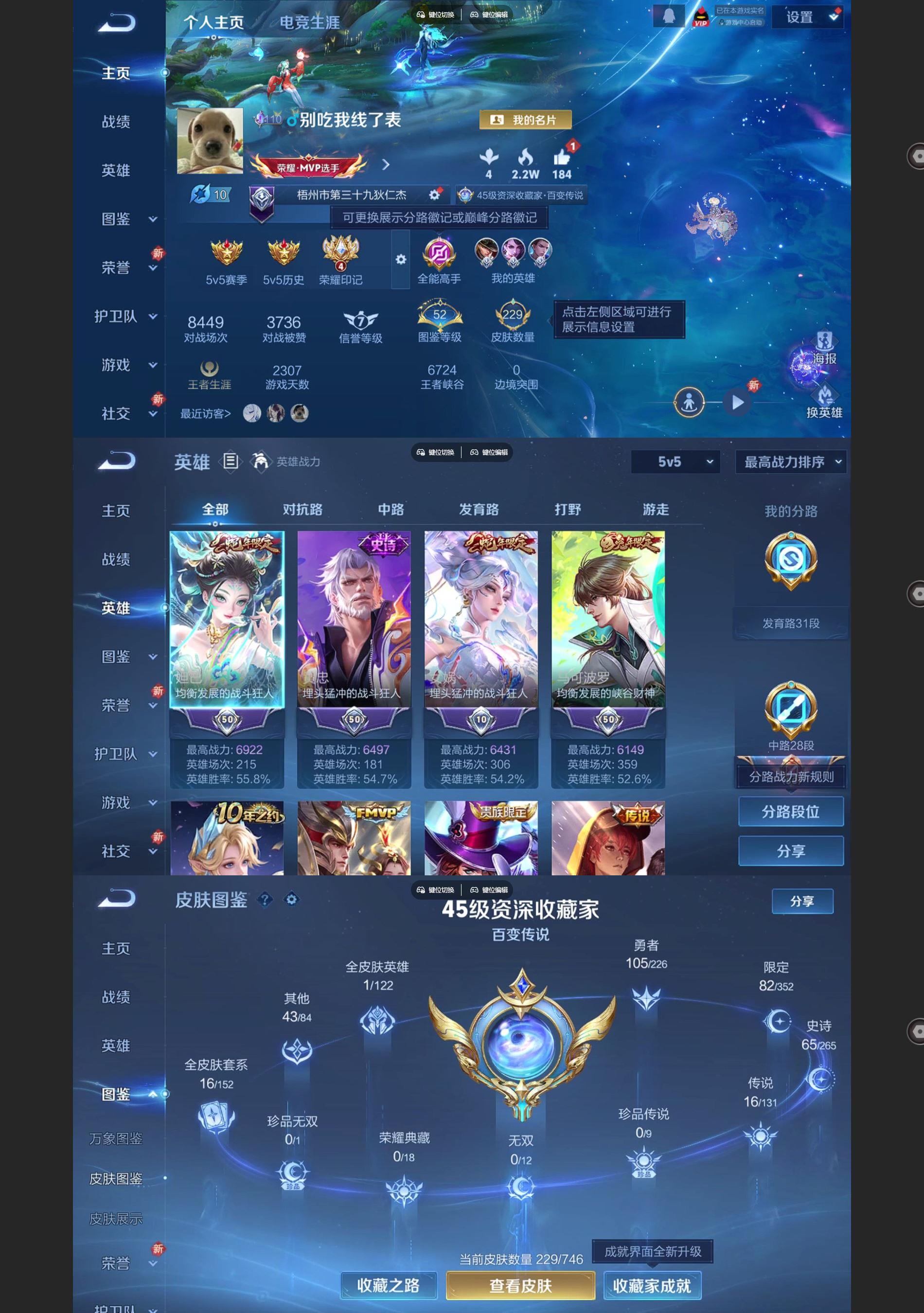 WZQM3414059王者荣耀账号详情图2 WZQM3414059王者荣耀账号详情图2