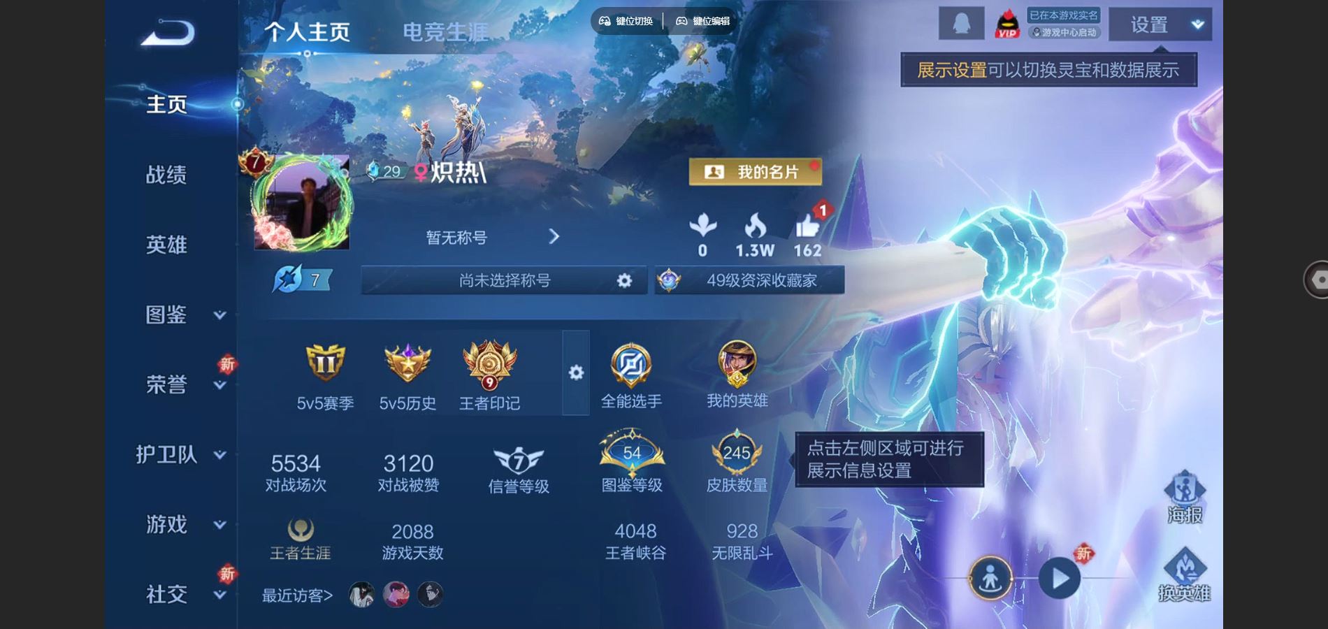 王者荣耀账号安卓QQ1金标 万战刘备 V8-245皮肤1无双18传说2星元75史诗75限定-3035紫星币 267幸运值