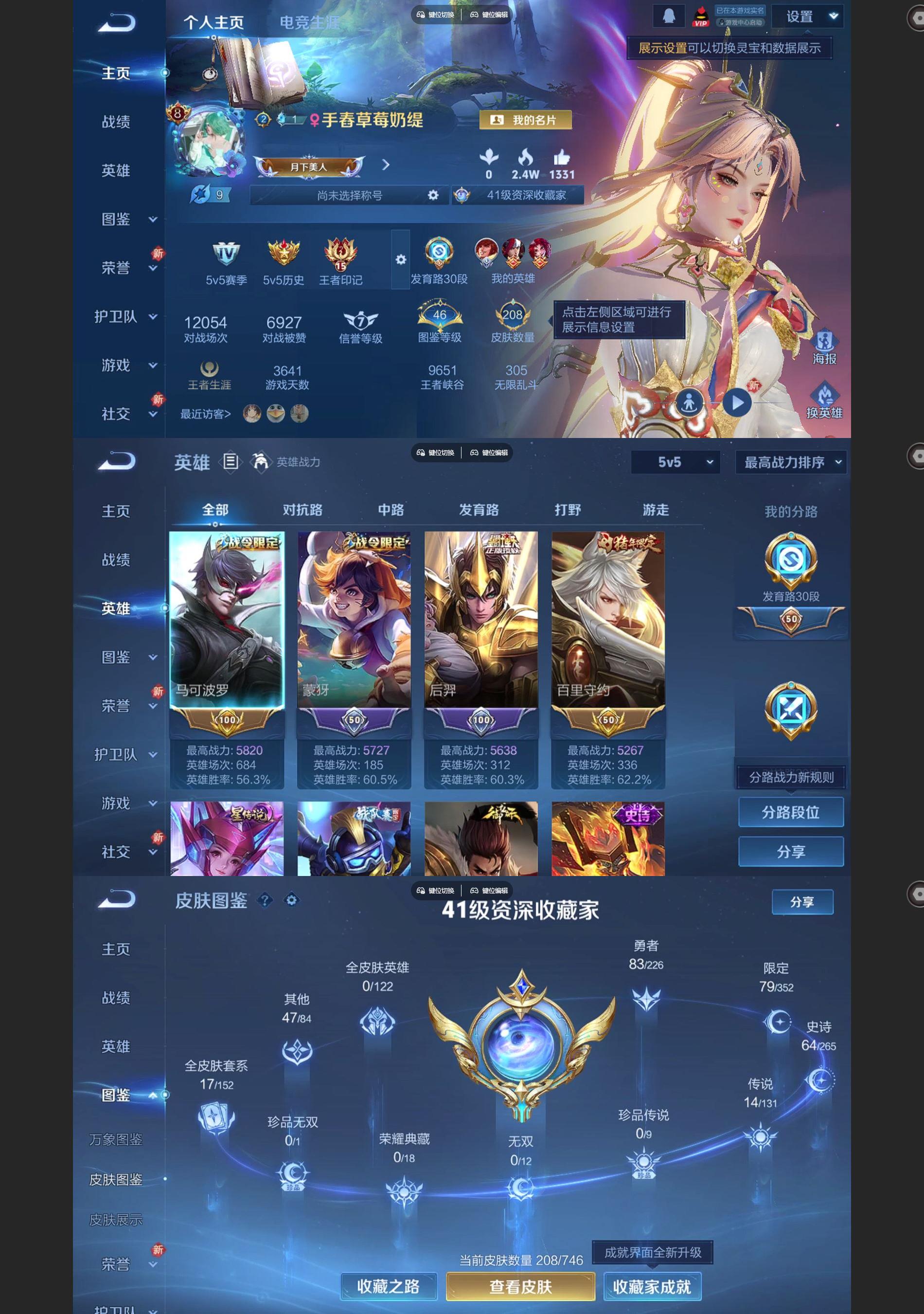 WZQM3407405王者荣耀账号详情图2