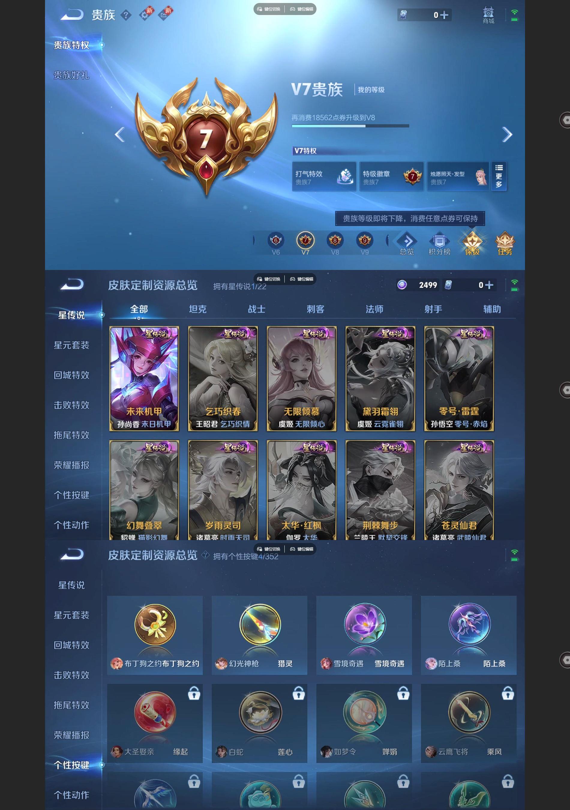 WZQM3445981王者荣耀账号详情图6