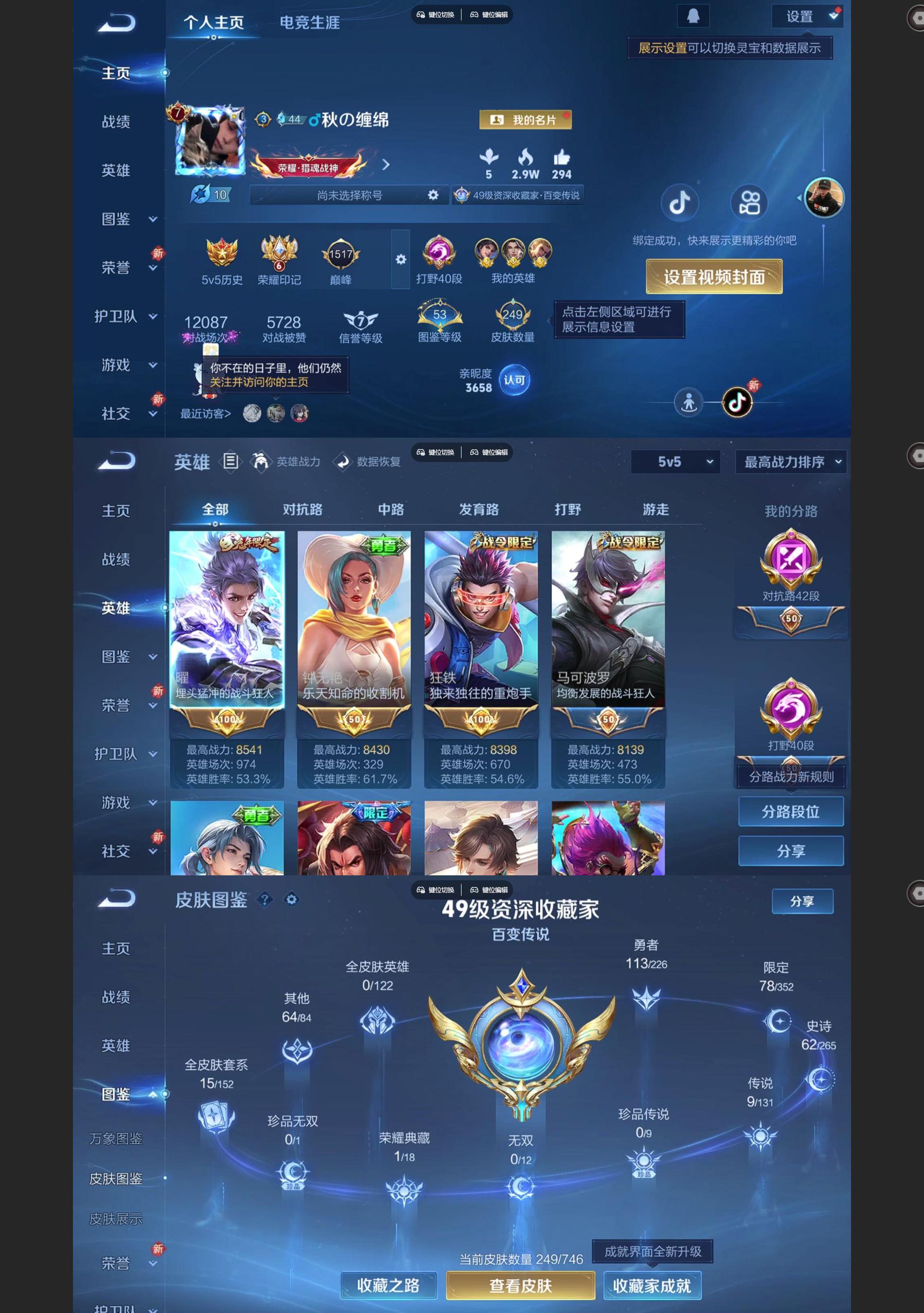 WZQM3407410王者荣耀账号详情图2