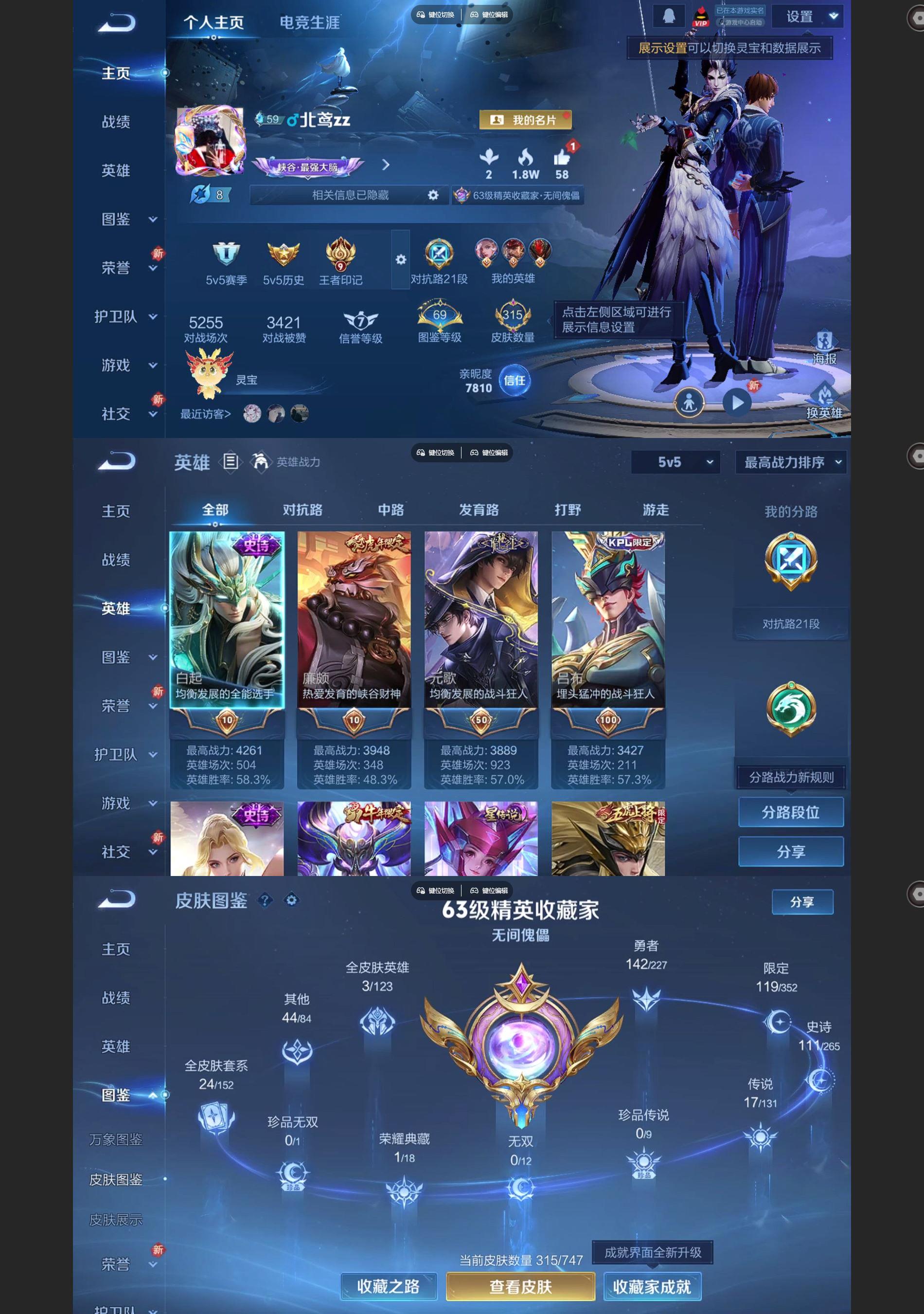 WZQM3442559王者荣耀账号详情图2