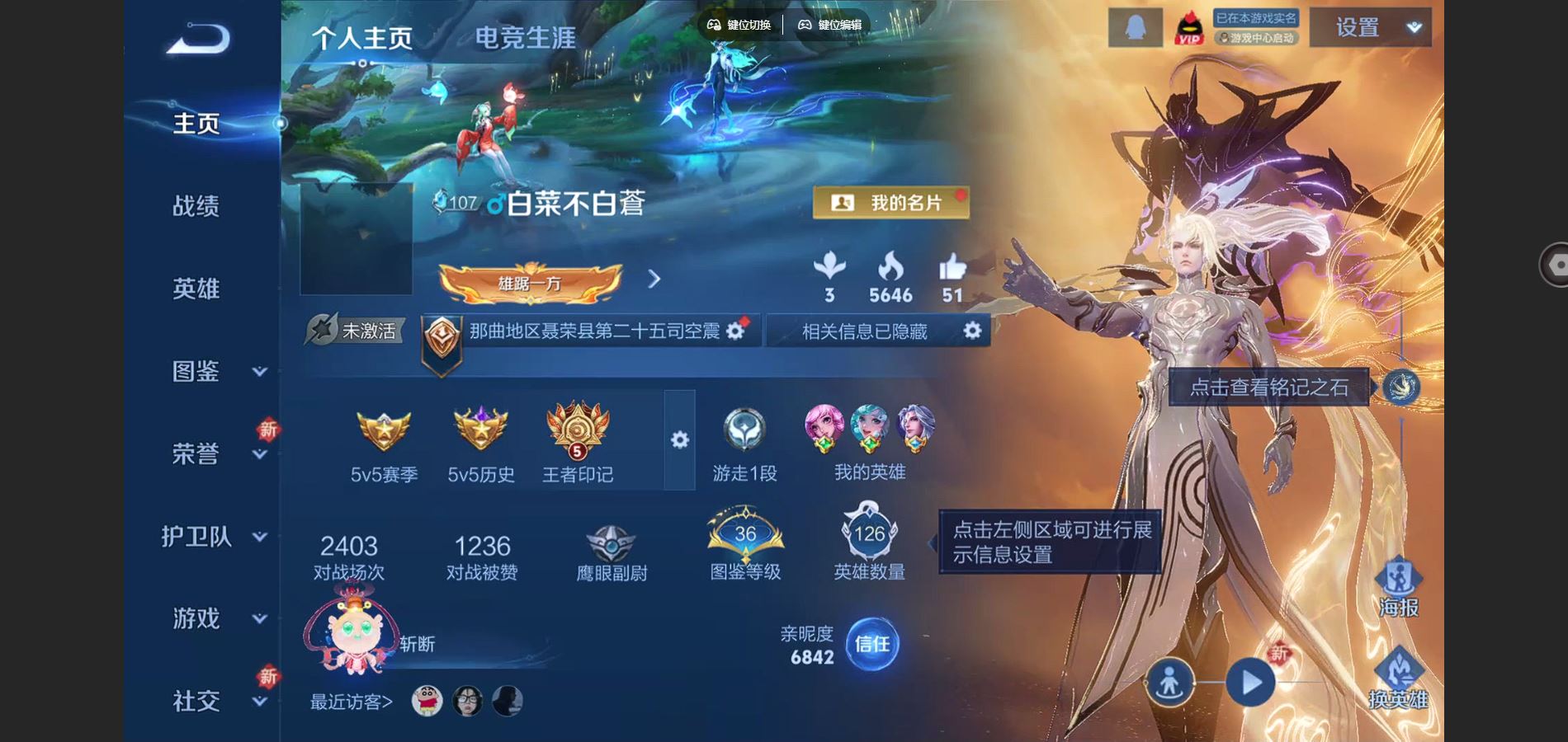 王者荣耀账号安卓QQV7-128皮肤1无双14传说1星元39史诗47限定-
【全皮英雄】 司空震全皮 司马懿全皮 影全皮