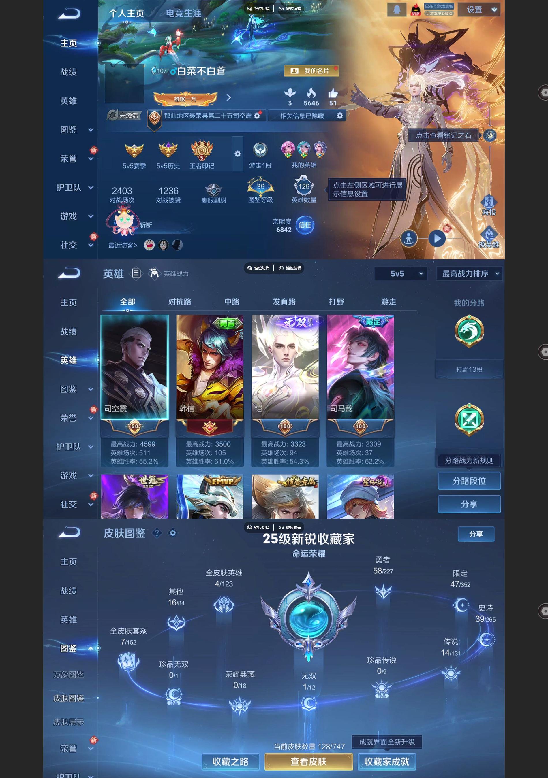 WZQM3417170王者荣耀账号详情图2 WZQM3417170王者荣耀账号详情图2