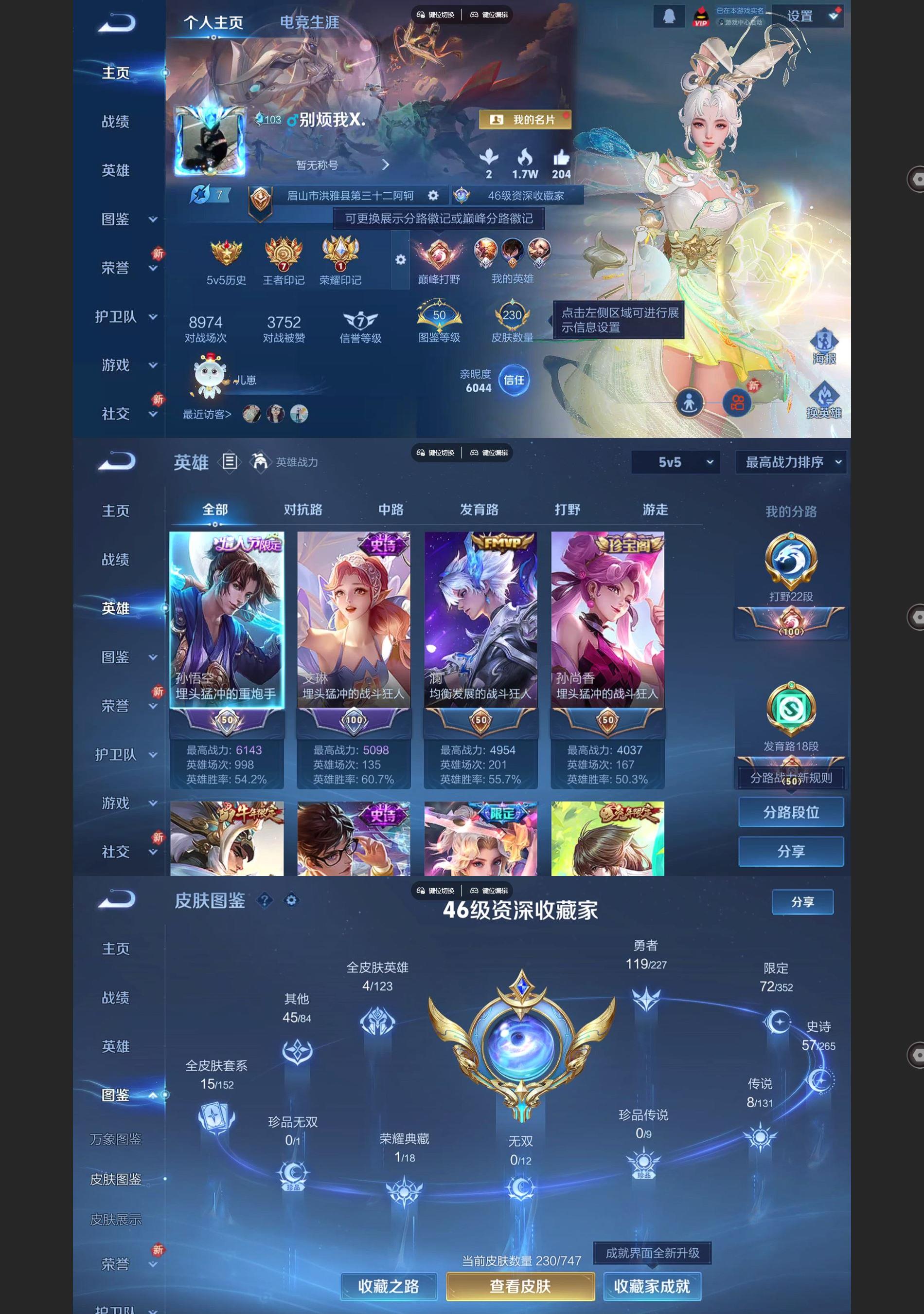 WZQM3455219王者荣耀账号详情图2