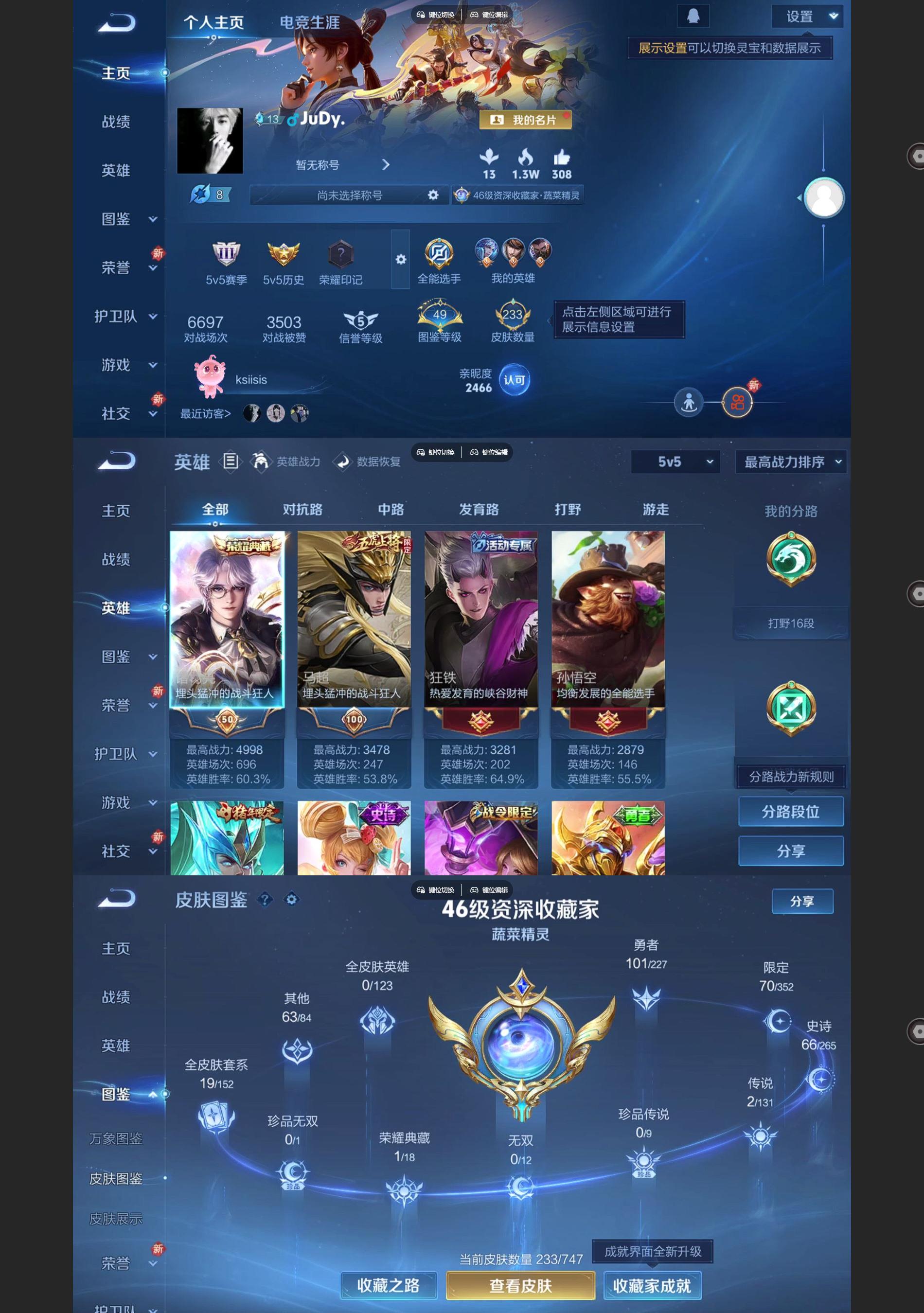 WZQM3421175王者荣耀账号详情图2 WZQM3421175王者荣耀账号详情图2