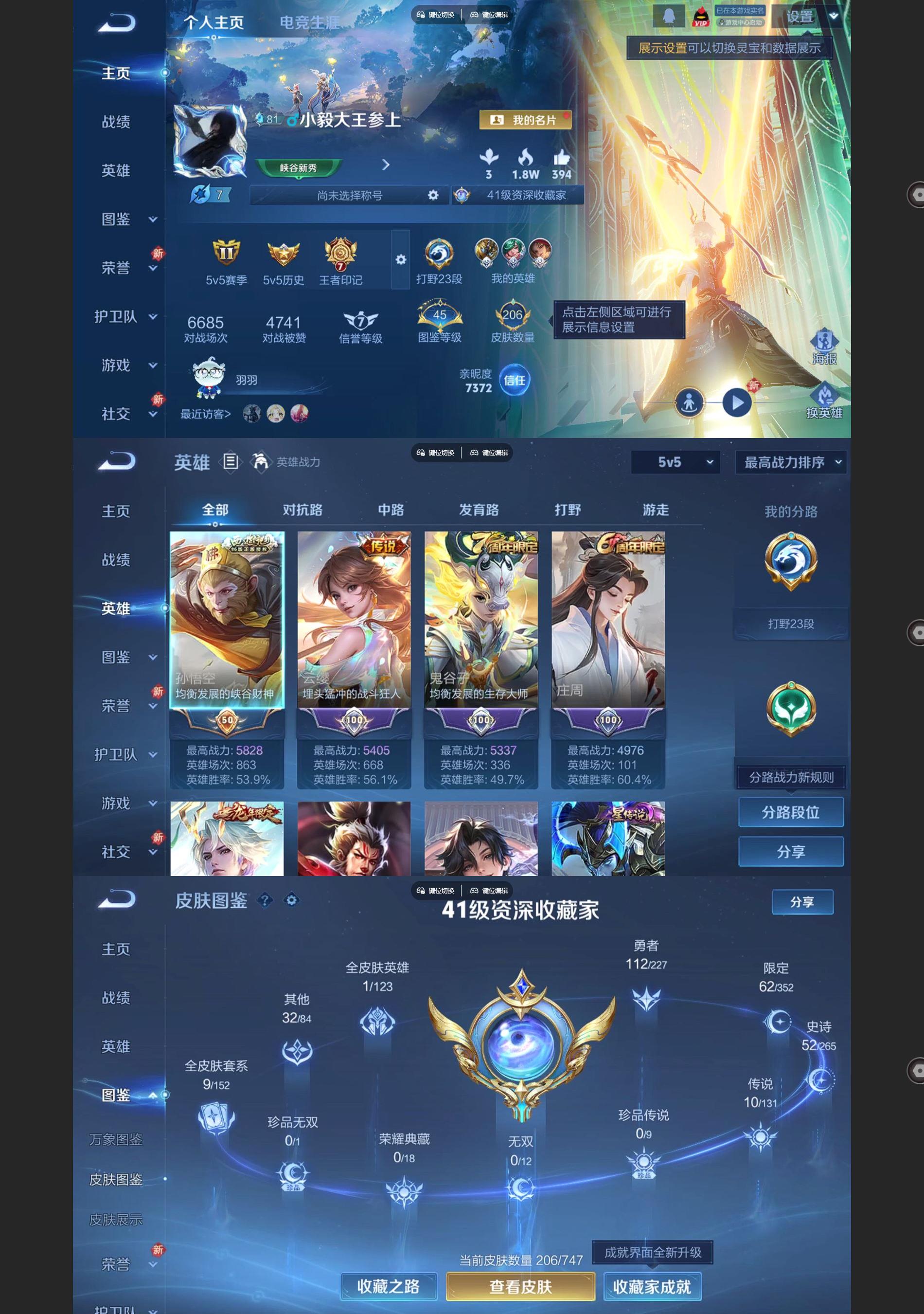 WZQM3436389王者荣耀账号详情图2