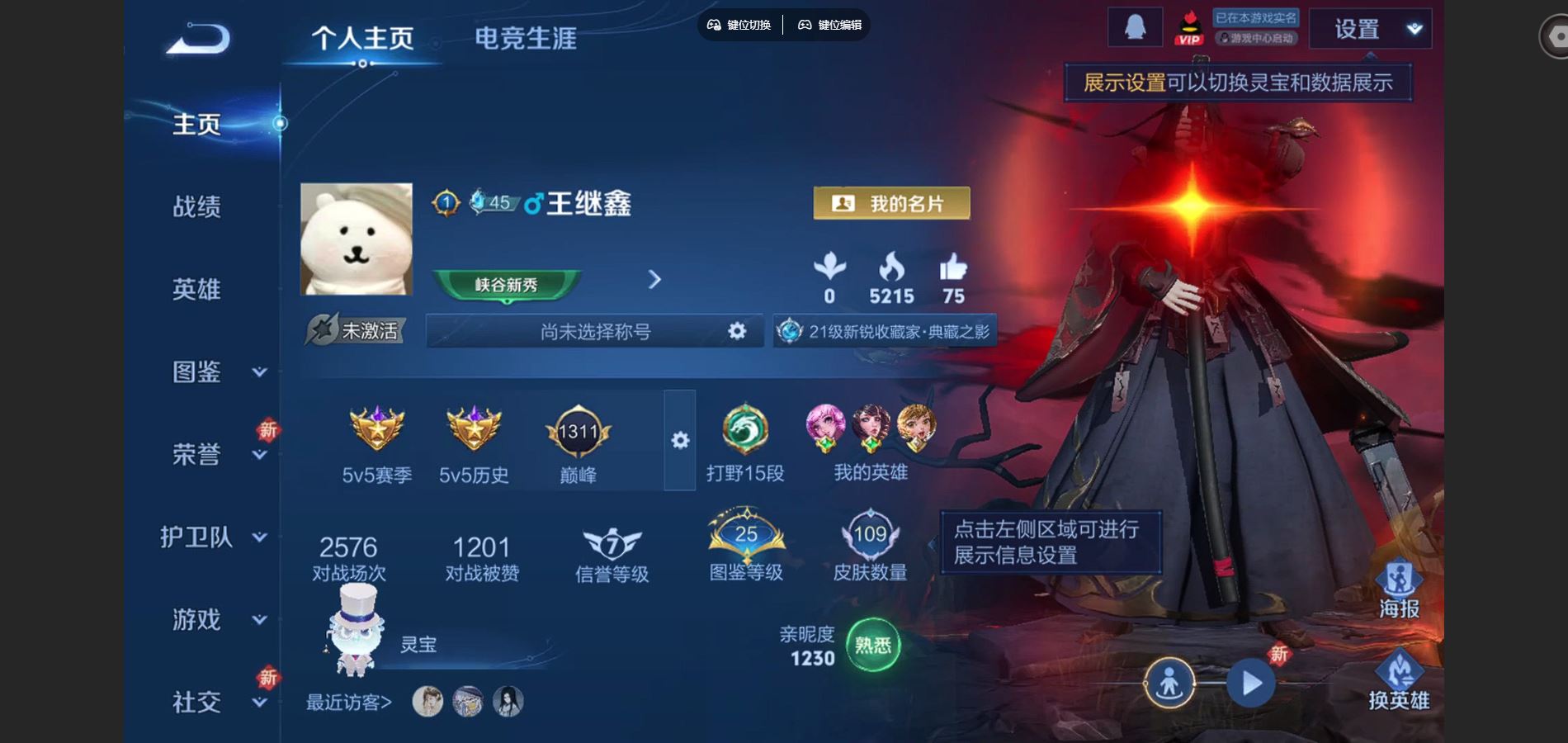 王者荣耀账号安卓QQV7-109皮肤1典藏1珍品传说4传说28史诗31限定- 1209紫星币 
【典藏】 全息碎影 
【