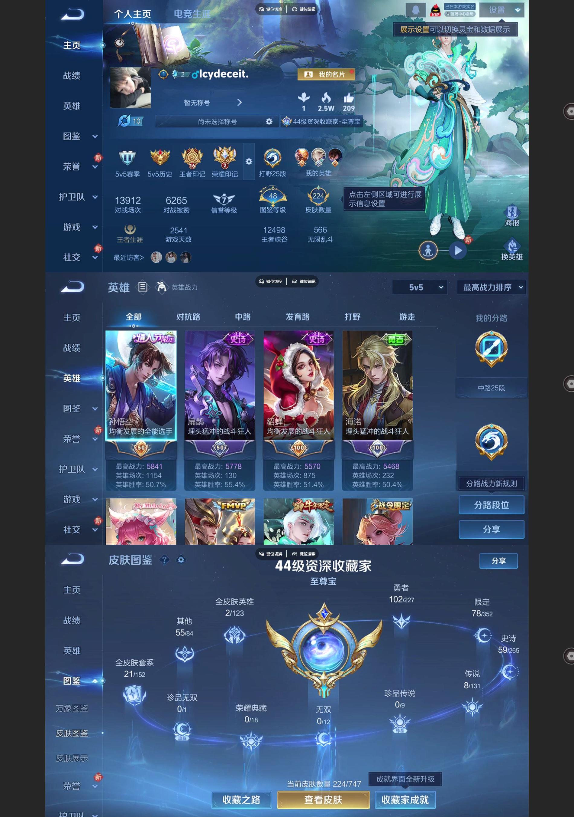 WZQM3452670王者荣耀账号详情图2