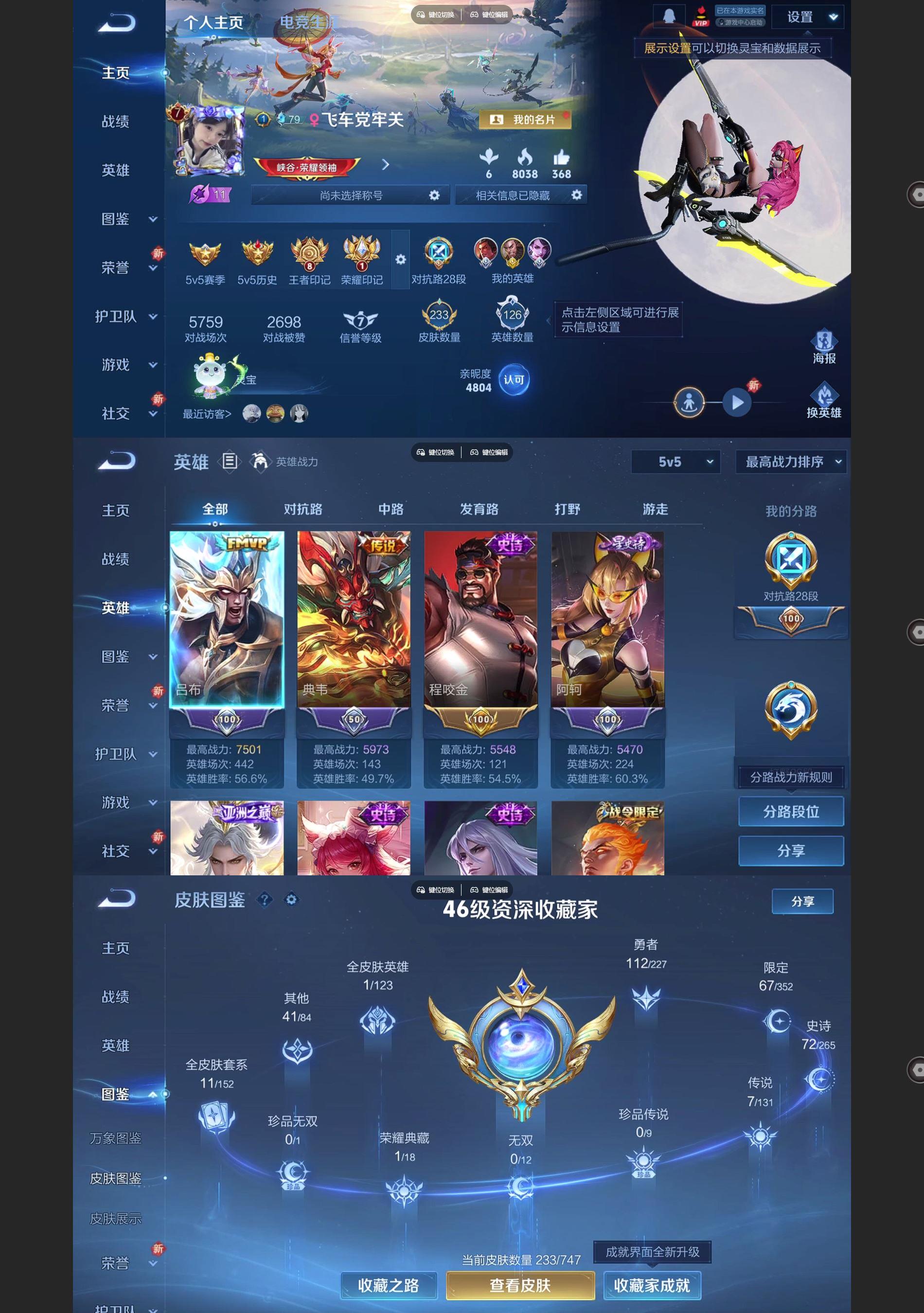 WZQM3452680王者荣耀账号详情图2