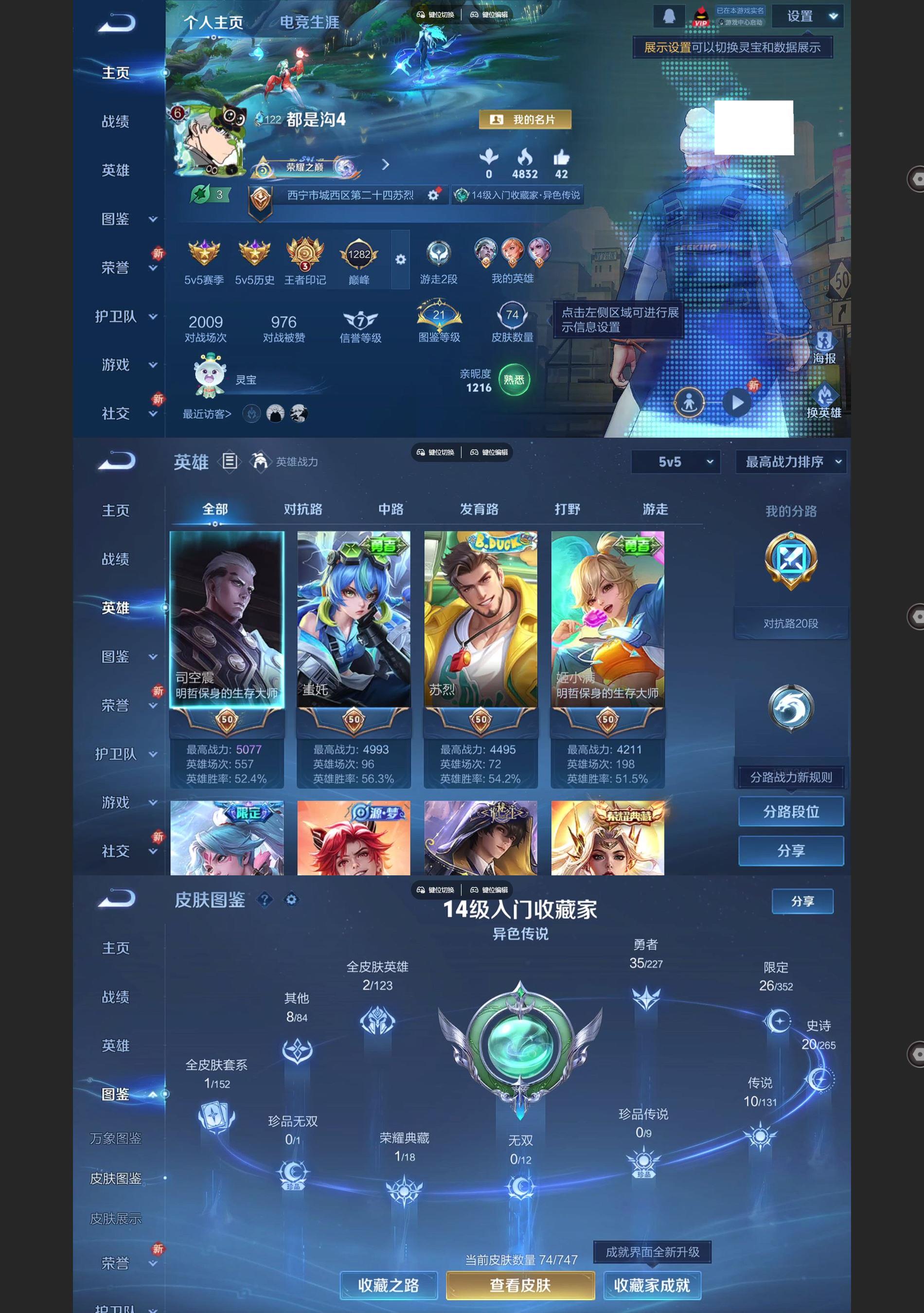 WZQM3449035王者荣耀账号详情图2