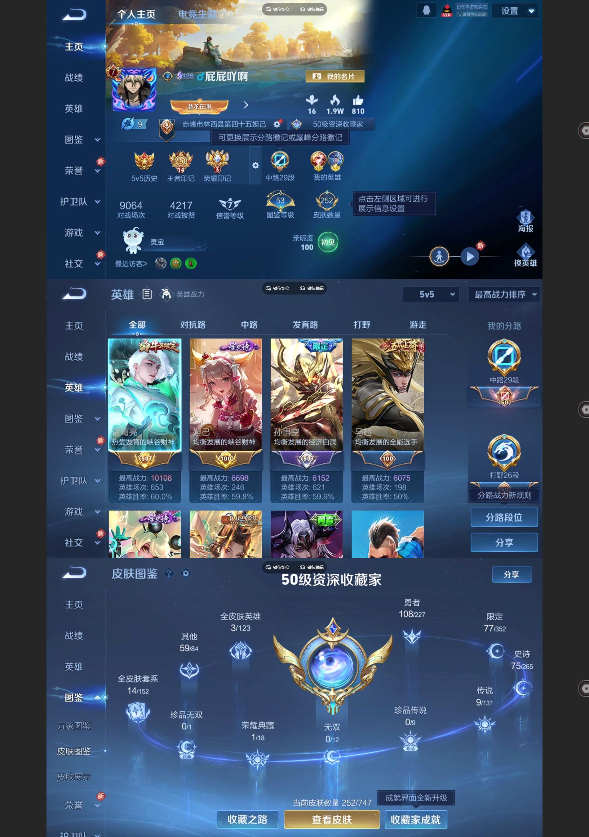 WZQM3452707王者荣耀账号详情图2