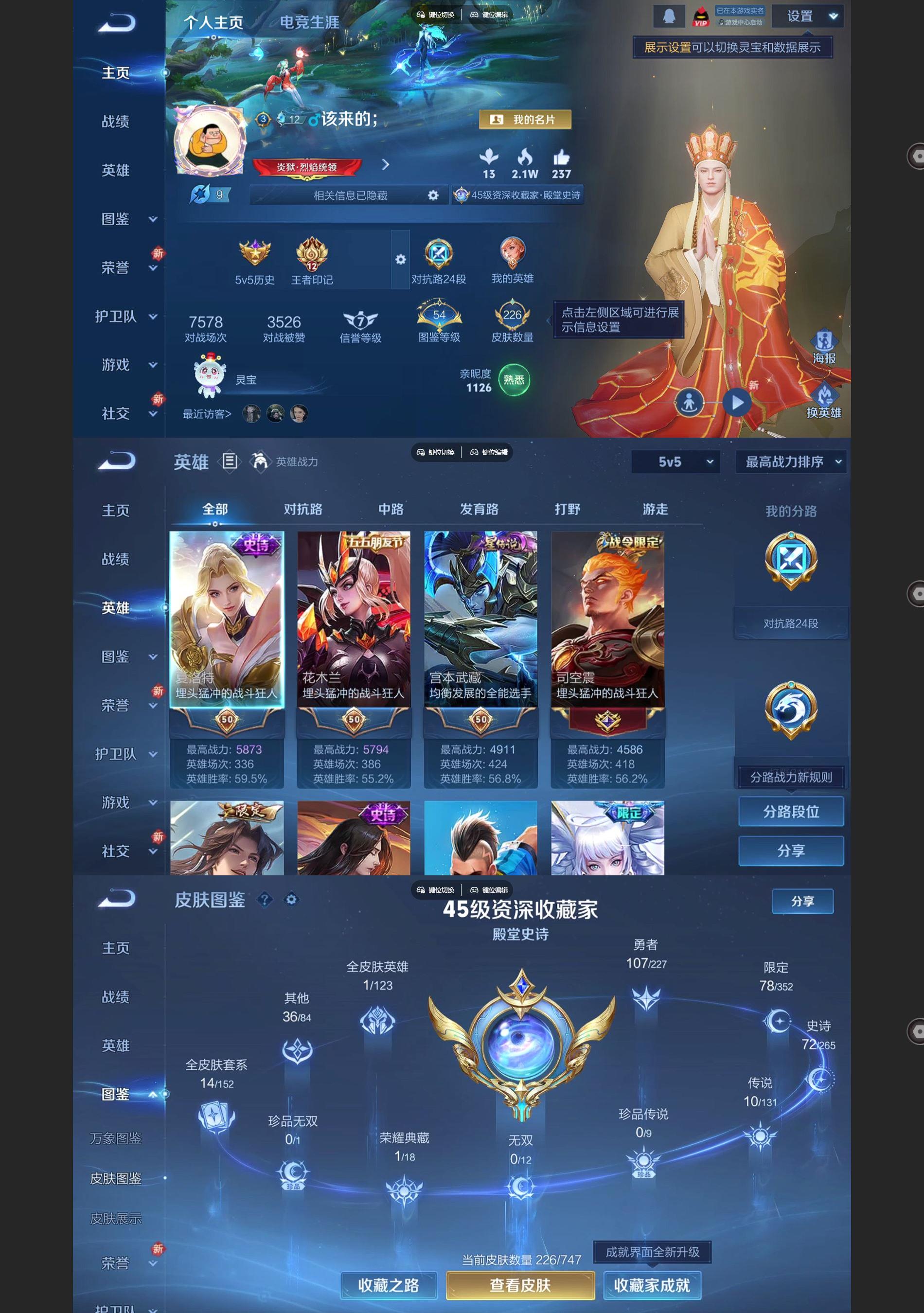 WZQM3448996王者荣耀账号详情图2