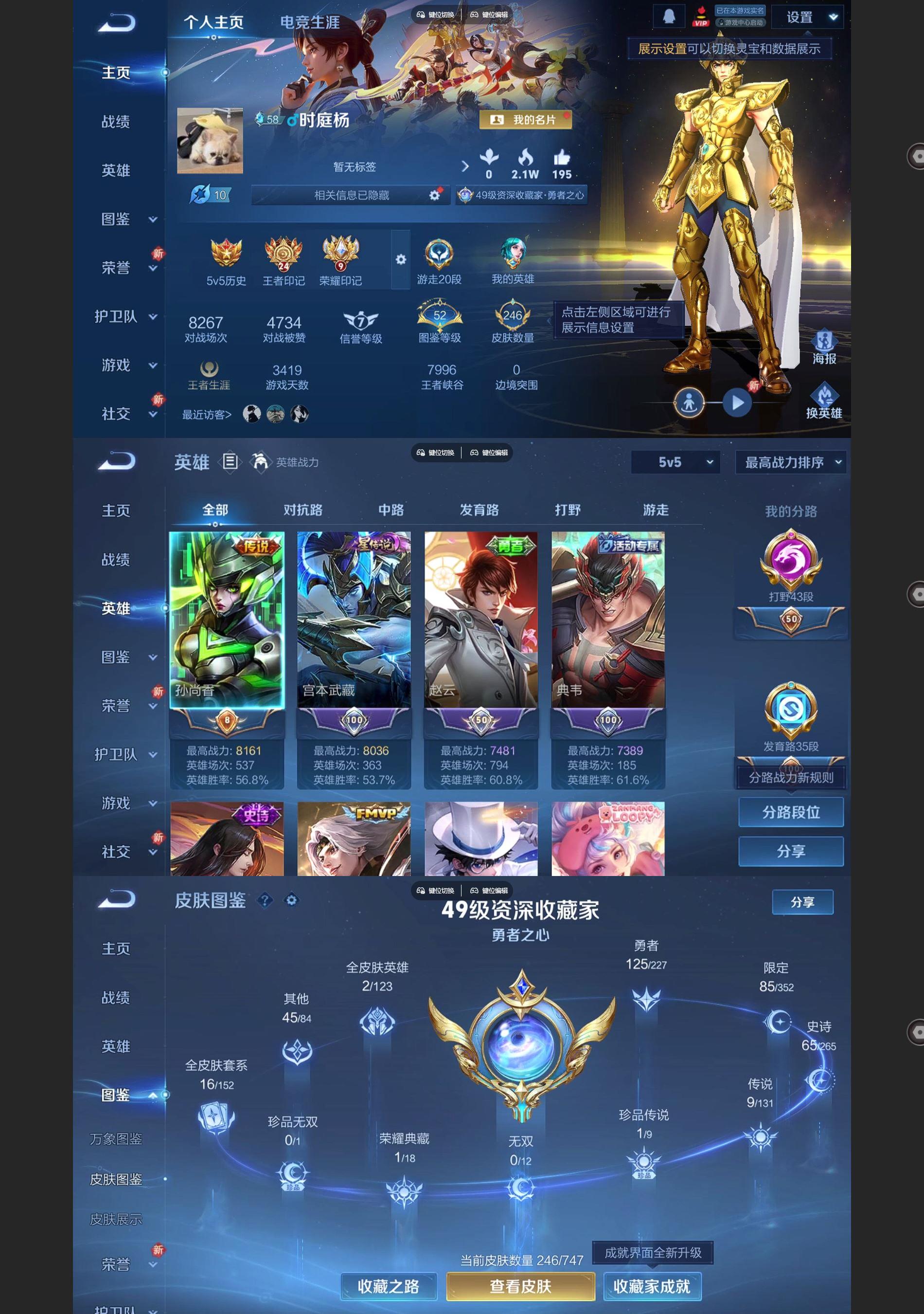 WZQM3452655王者荣耀账号详情图2