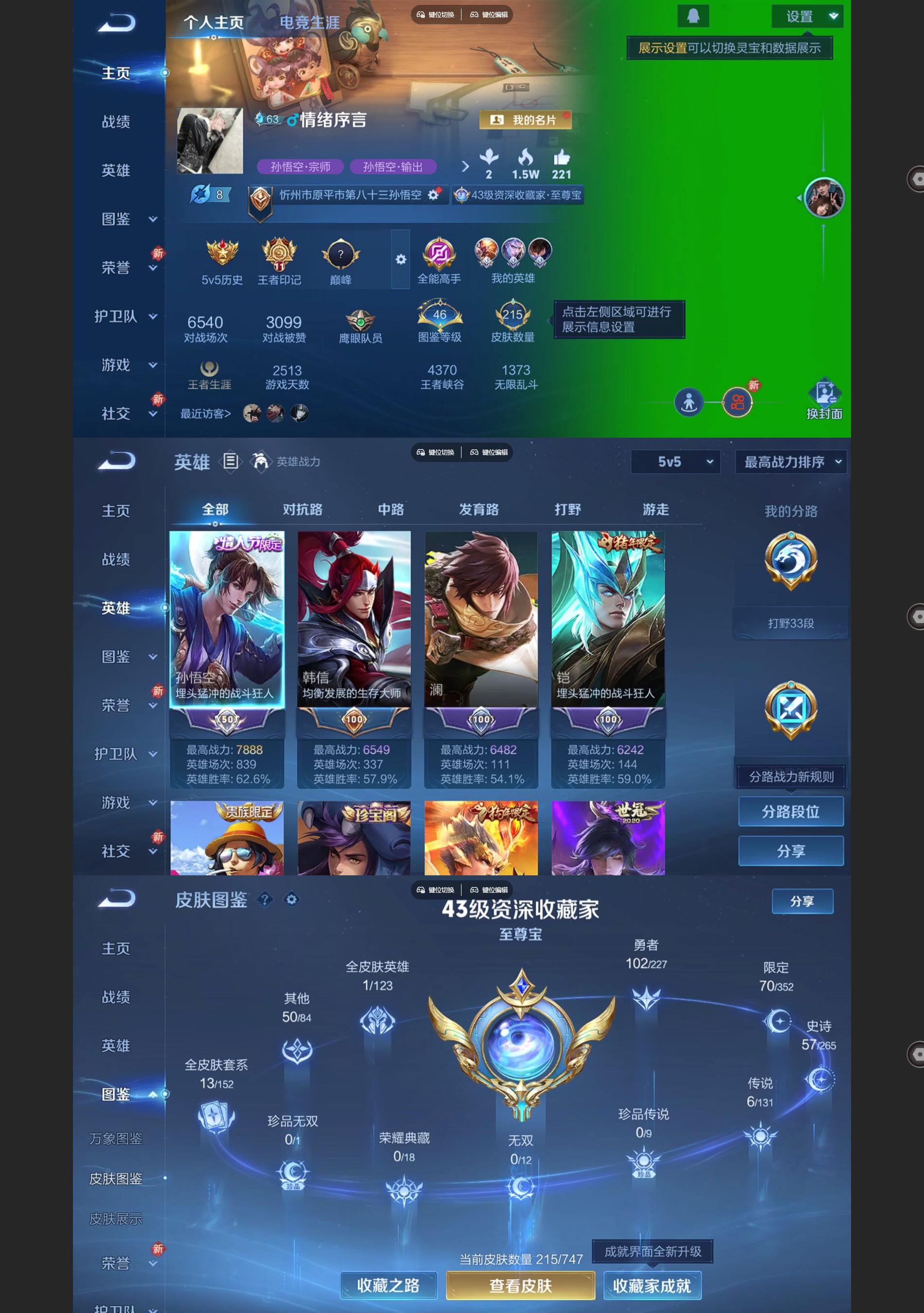 WZQM3464663王者荣耀账号详情图2