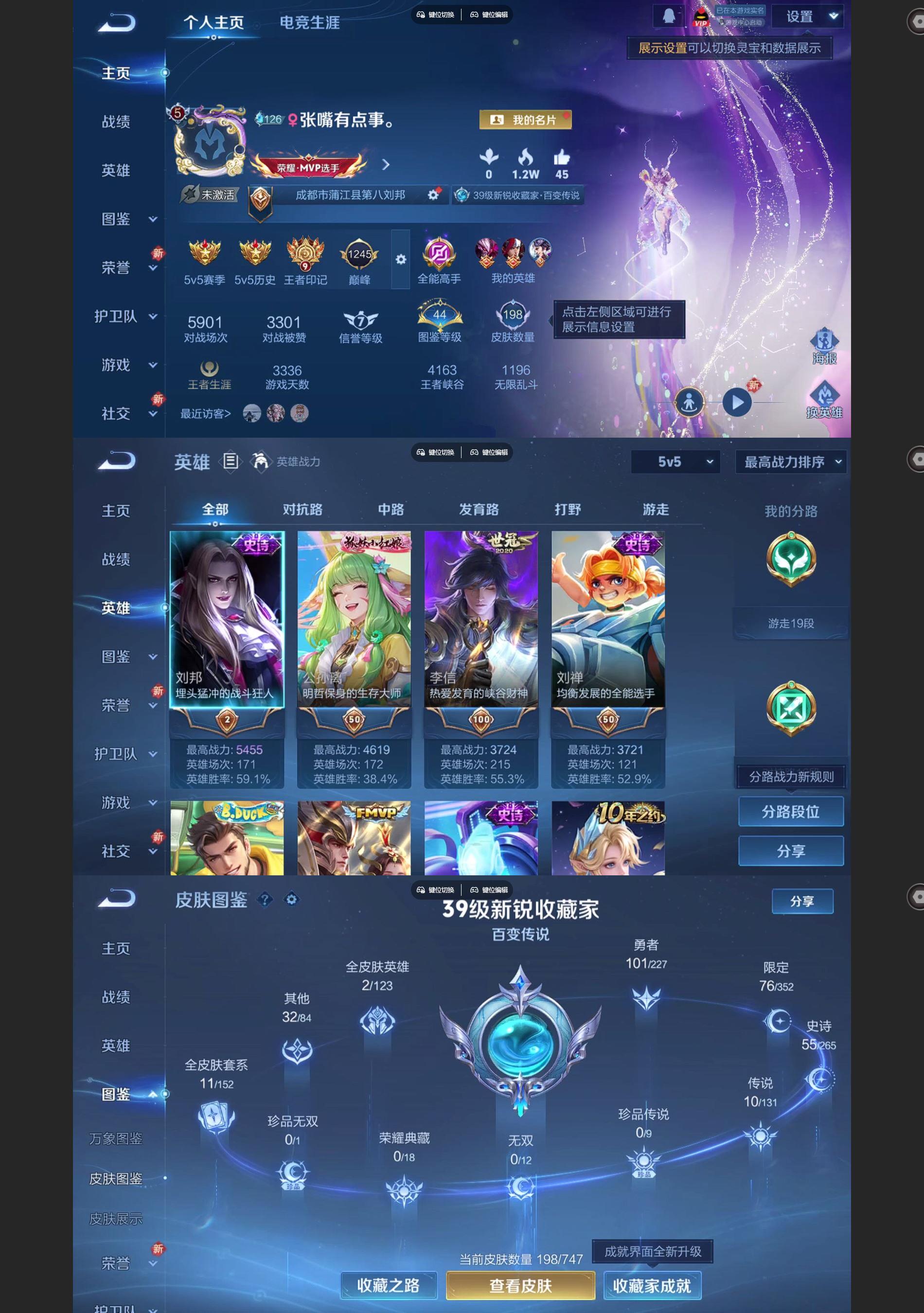 WZQM3467408王者荣耀账号详情图2