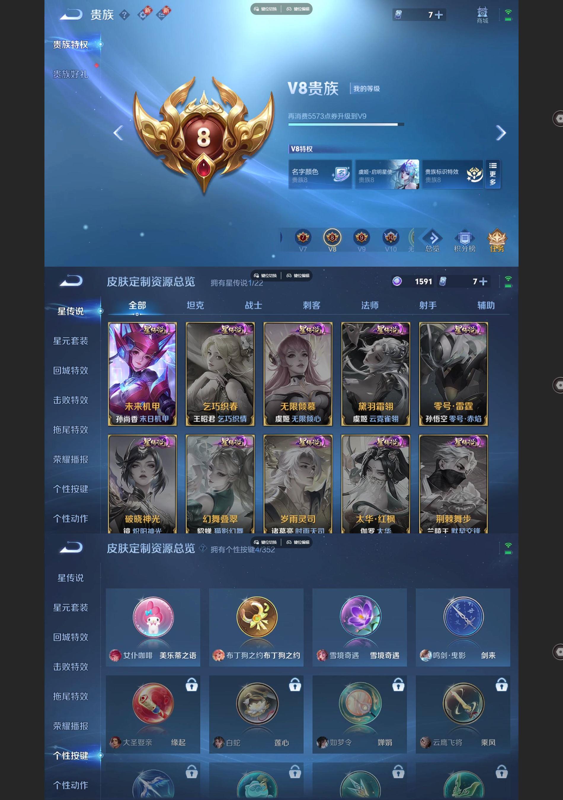 WZQM3479993王者荣耀账号详情图7